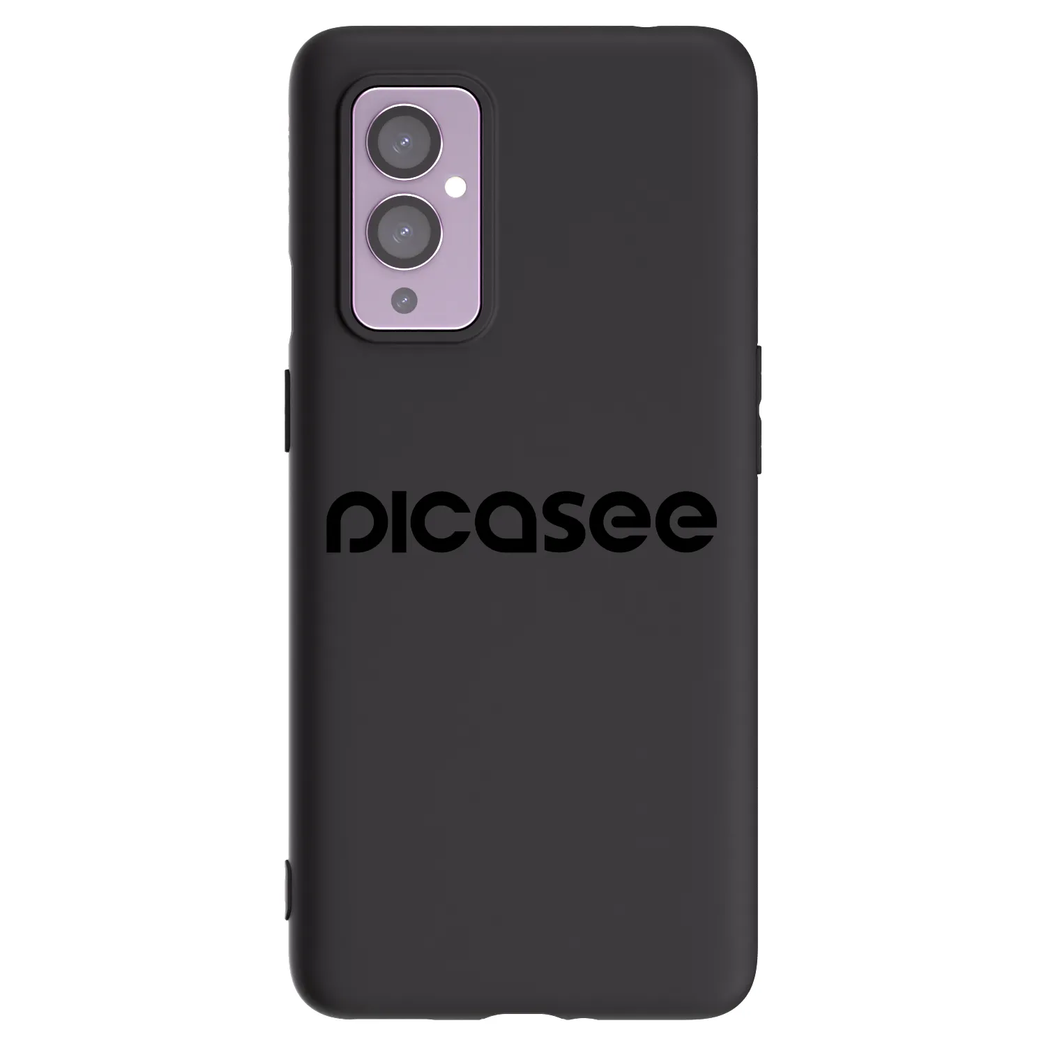 Picasee crna silikonska maskica za OnePlus 9 - Picasee - new logo - black