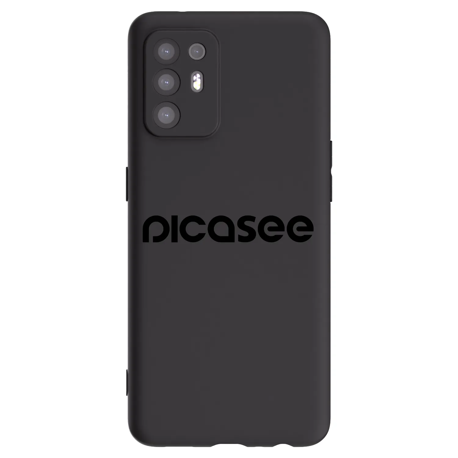 Picasee crna silikonska maskica za OPPO A94 5G - Picasee - new logo - black