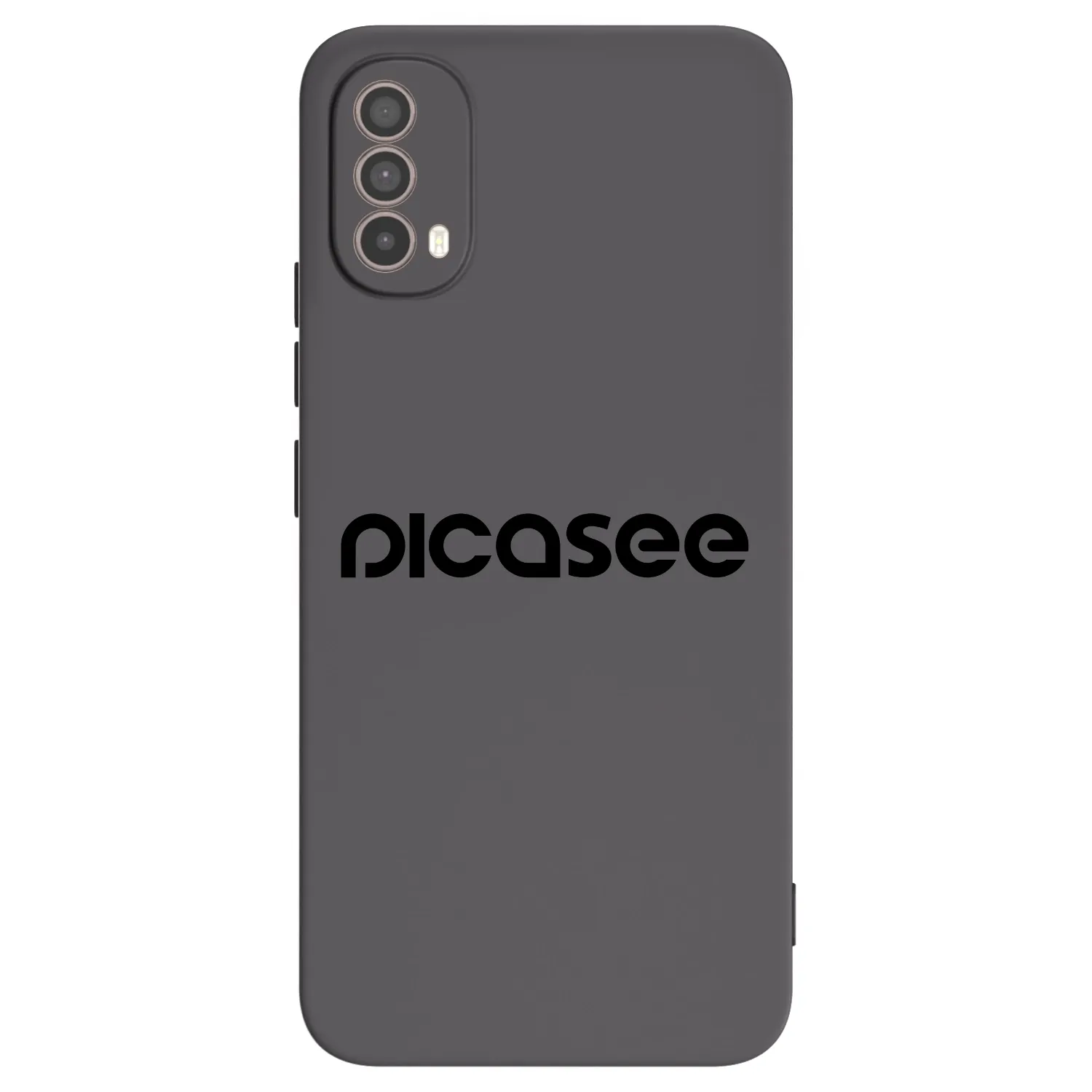 Picasee crna silikonska maskica za Motorola Moto E40 - Picasee - new logo - black