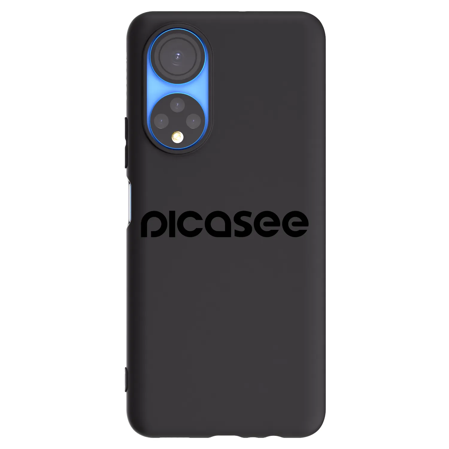 Picasee crna silikonska maskica za Honor X7 - Picasee - new logo - black