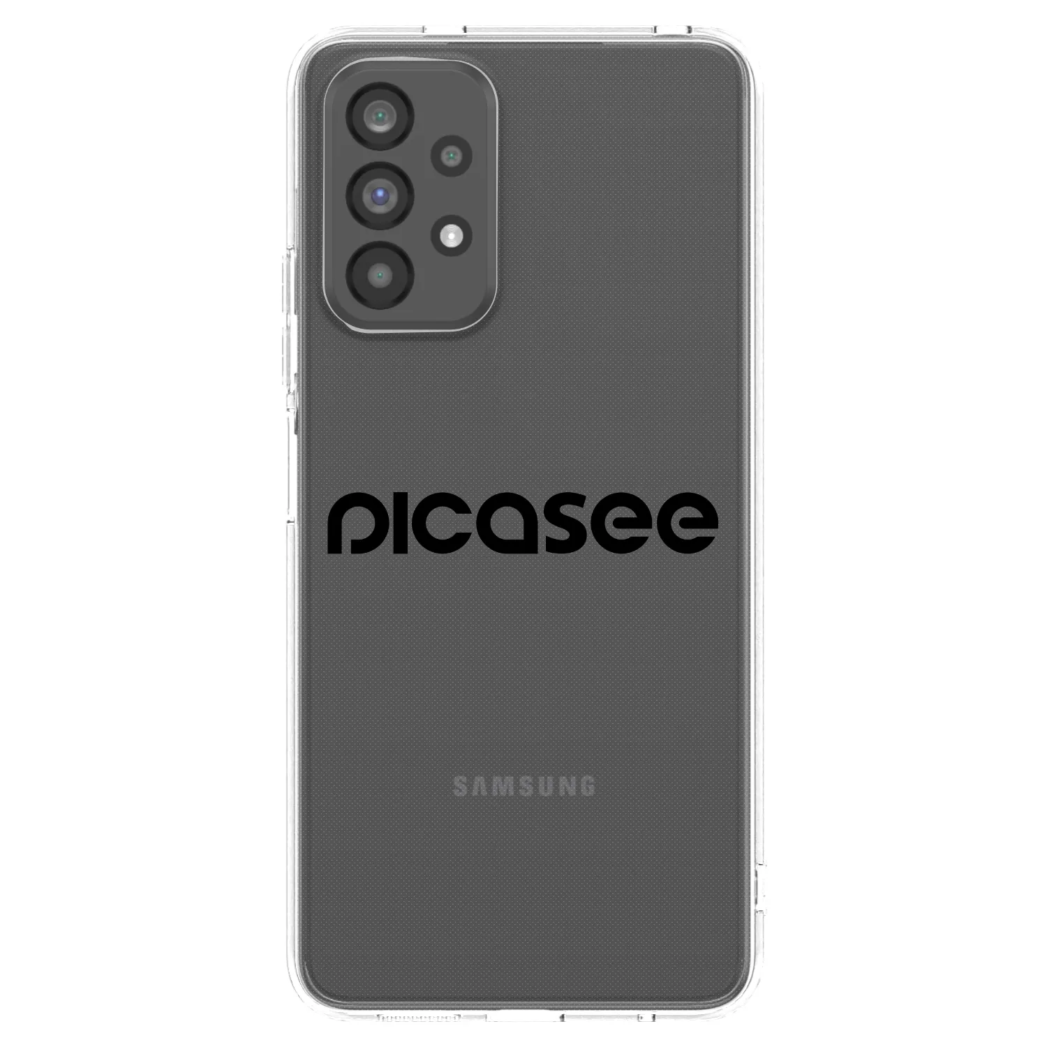 Picasee silikonska prozirna maskica za Samsung Galaxy A73 5G - Picasee - new logo - black