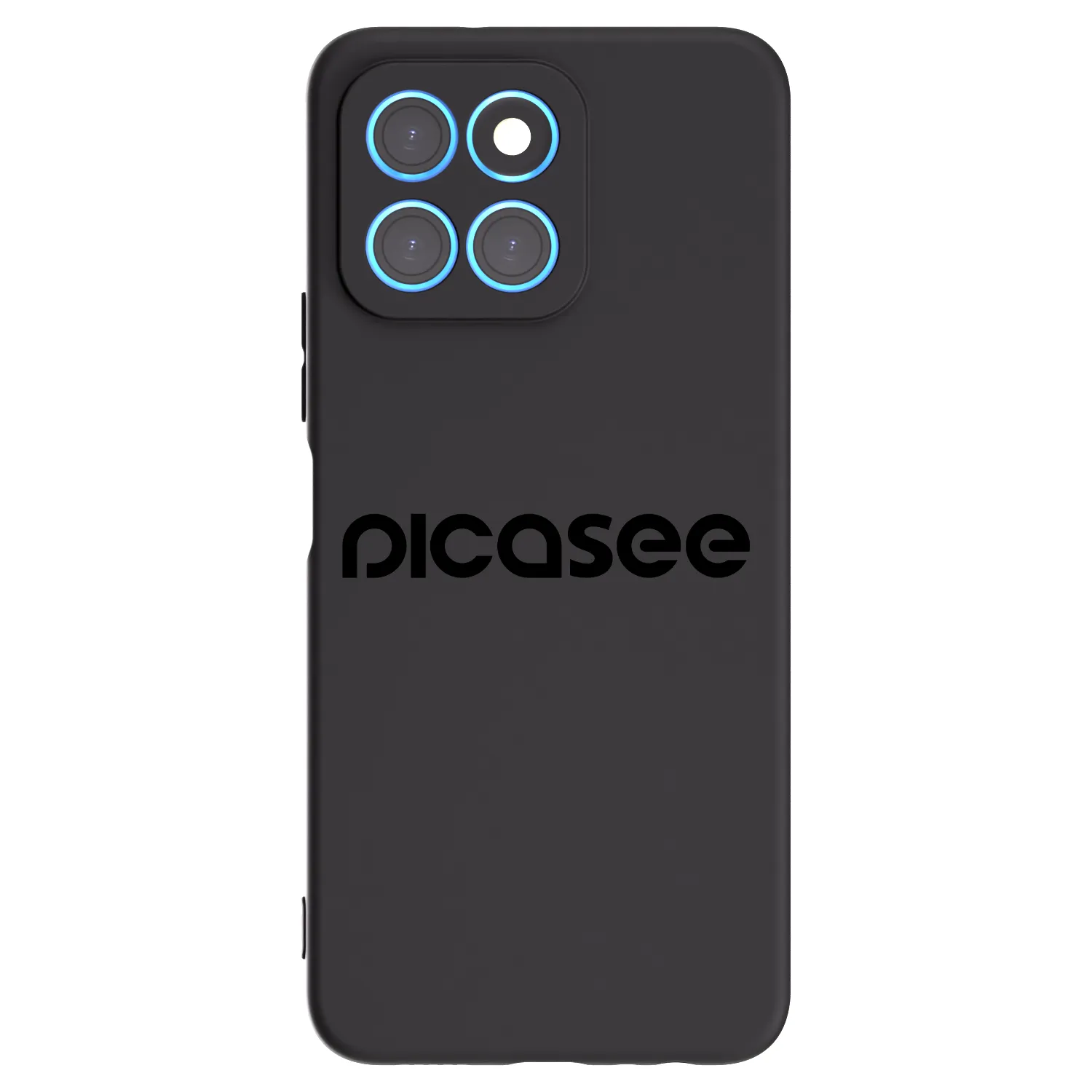 Picasee crna silikonska maskica za Honor X8 5G - Picasee - new logo - black