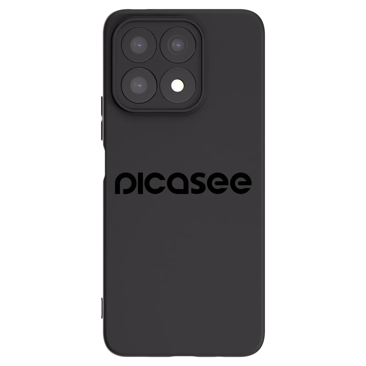 Picasee crna silikonska maskica za Honor X8a - Picasee - new logo - black