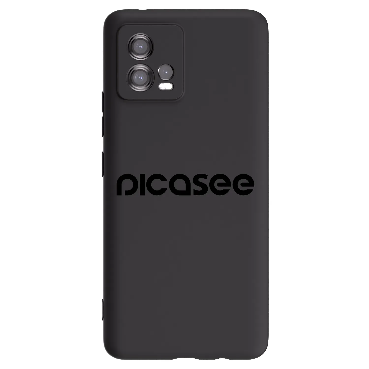 Picasee crna silikonska maskica za Motorola Moto G72 - Picasee - new logo - black