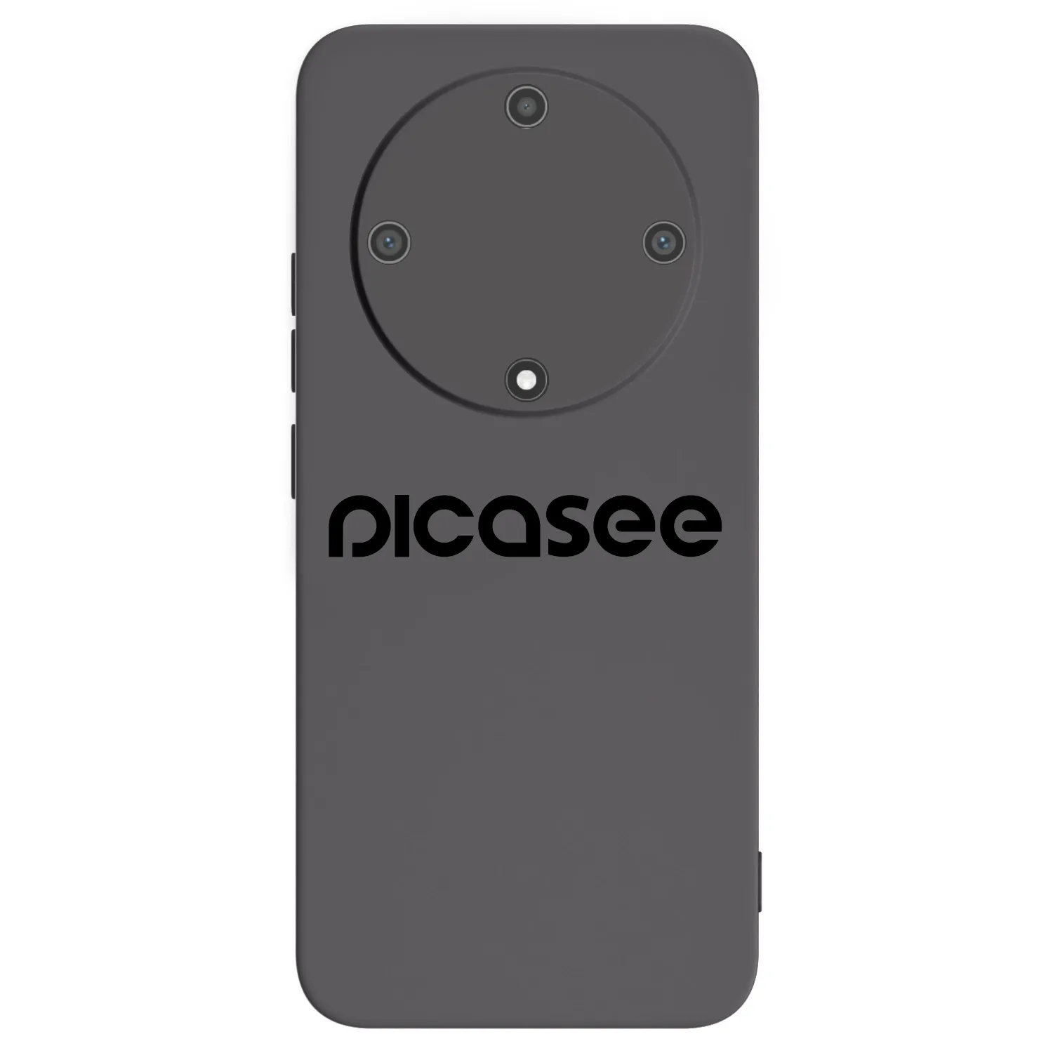 Picasee crna silikonska maskica za Honor Magic5 Lite 5G - Picasee - new logo - black