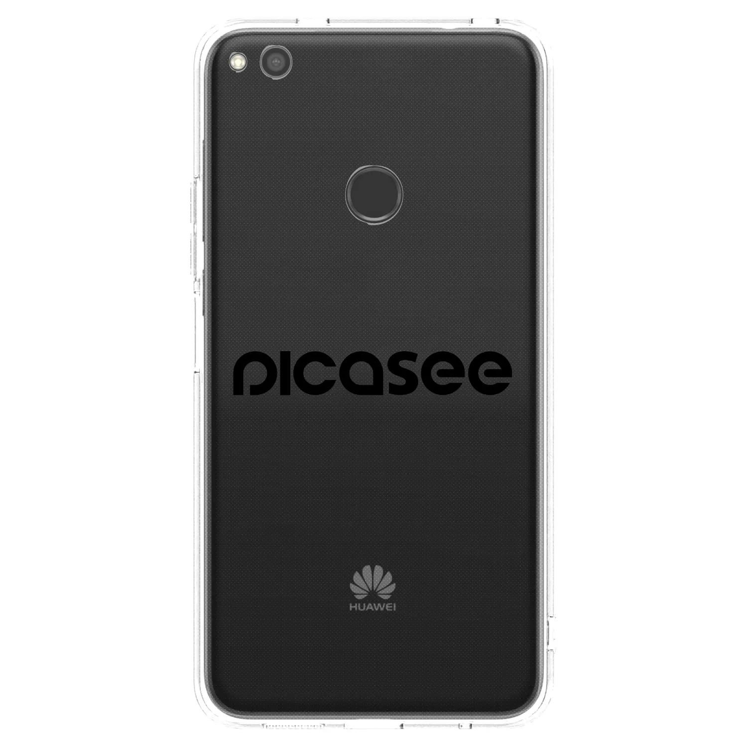 Picasee silikonska prozirna maskica za Huawei P9 Lite 2017 - Picasee - new logo - black