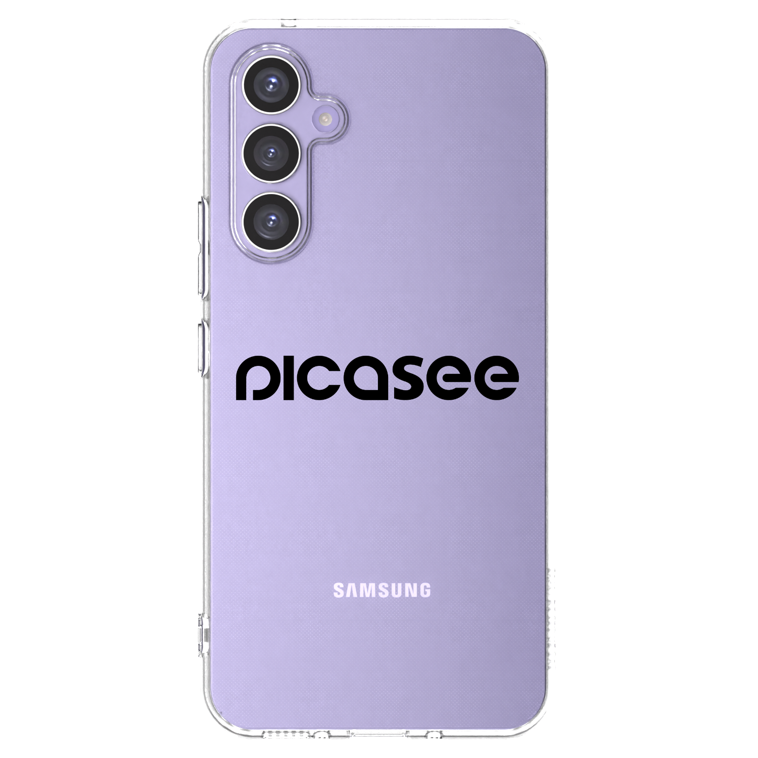 Picasee silikonska prozirna maskica za Samsung Galaxy A54 5G A546B - Picasee - new logo - black