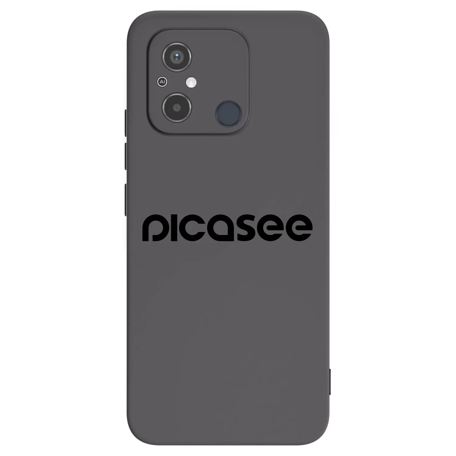 Picasee crna silikonska maskica za Xiaomi Redmi 12C - Picasee - new logo - black