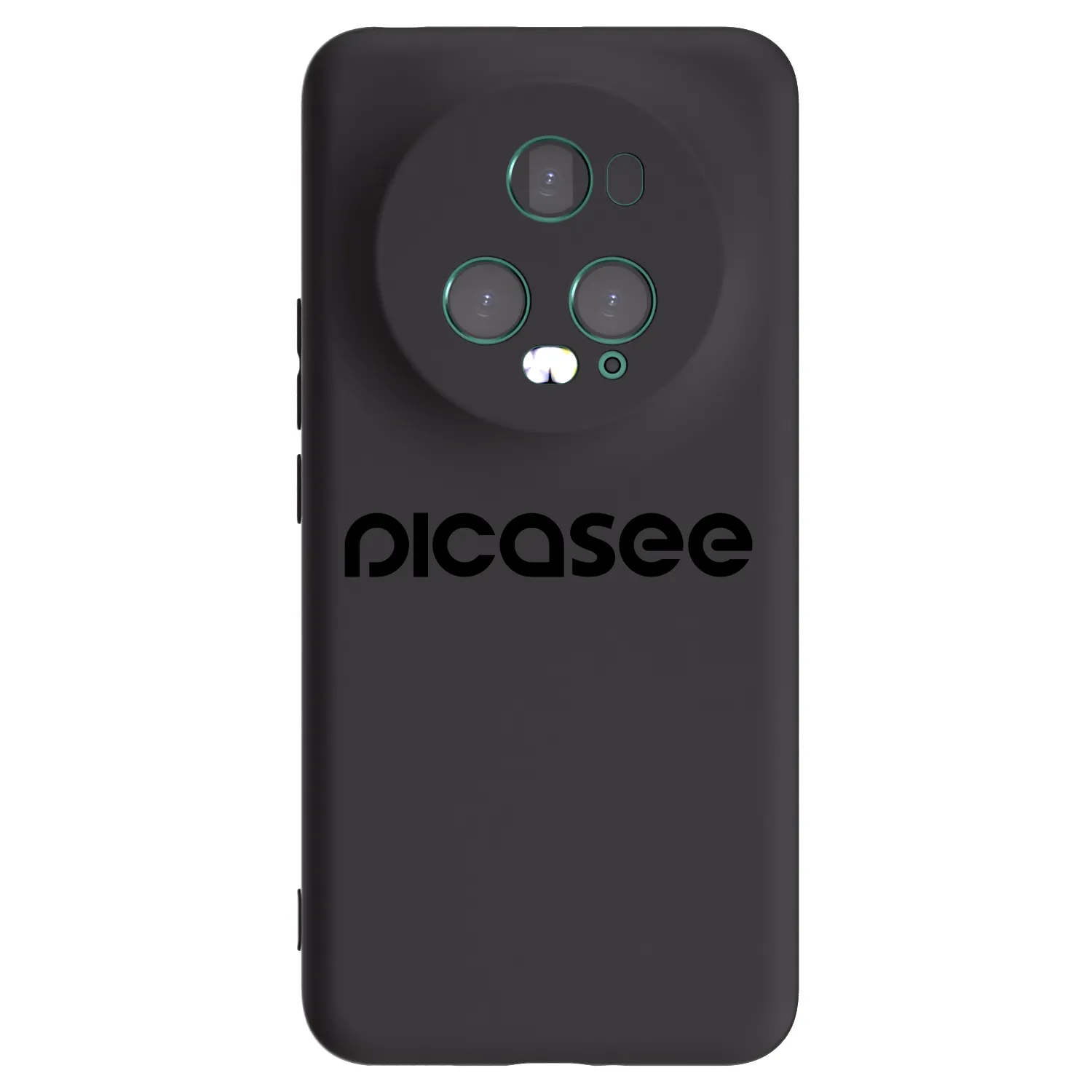 Picasee crna silikonska maskica za Honor Magic5 Pro - Picasee - new logo - black
