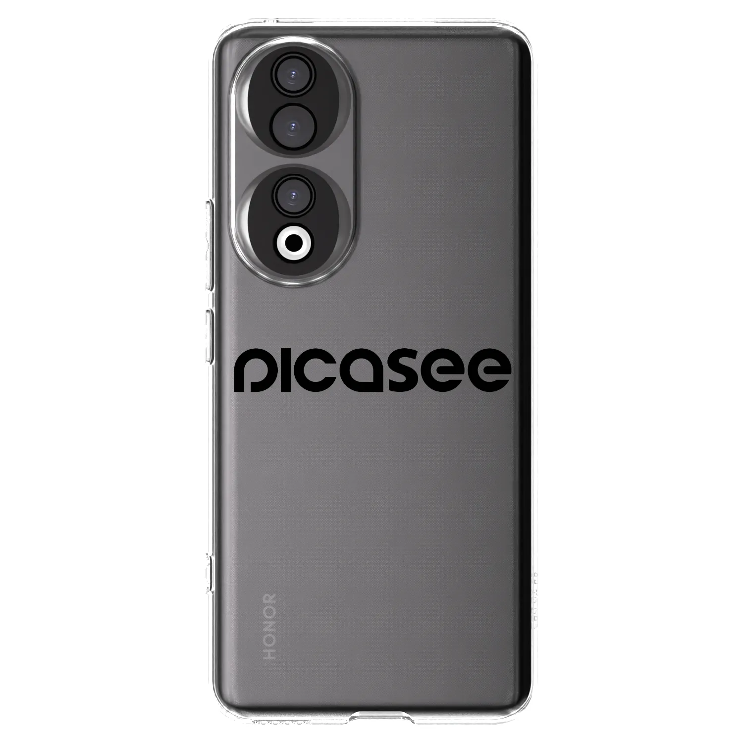 Picasee silikonska prozirna maskica za Honor 90 5G - Picasee - new logo - black