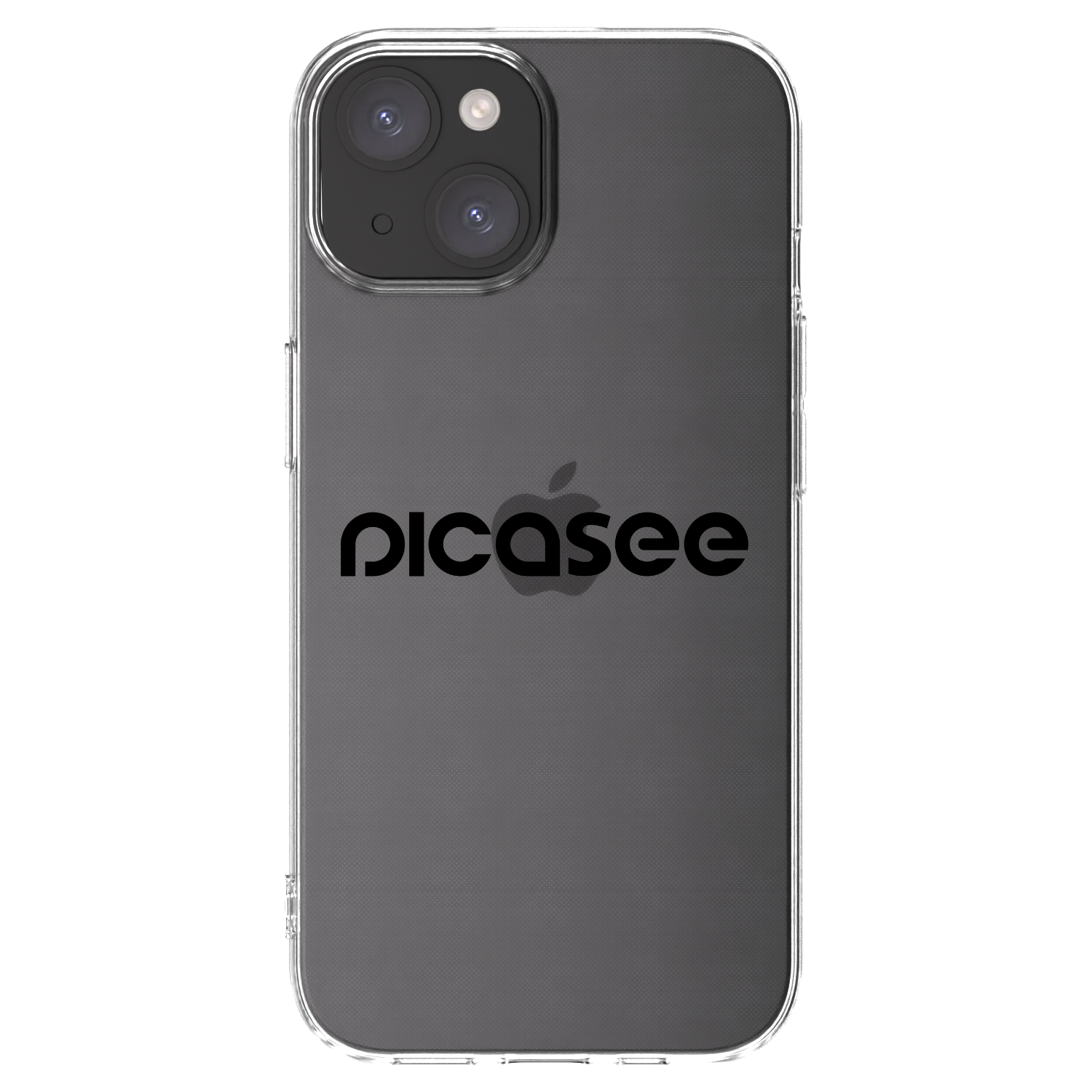 Picasee silikonska prozirna maskica za Apple iPhone 15 - Picasee - new logo - black
