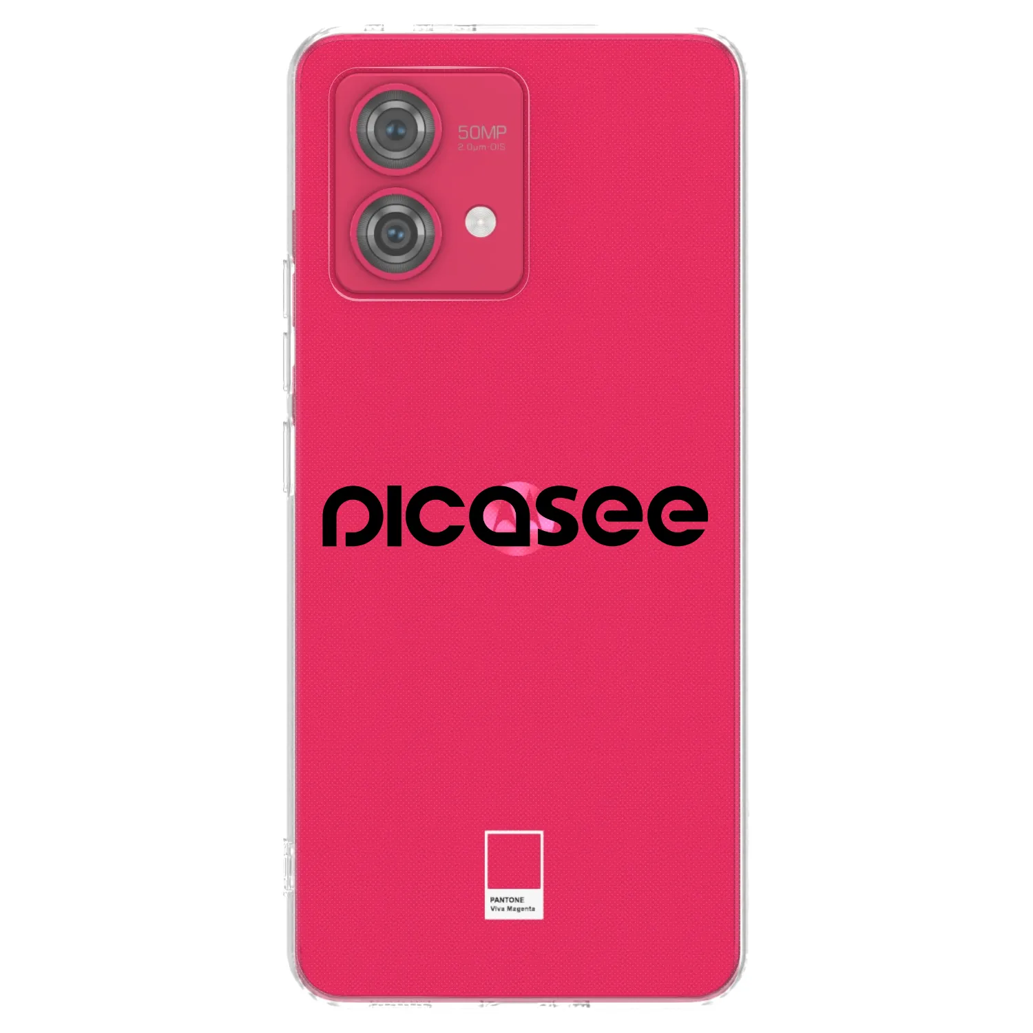 Picasee silikonska prozirna maskica za Motorola Moto G84 5G - Picasee - new logo - black