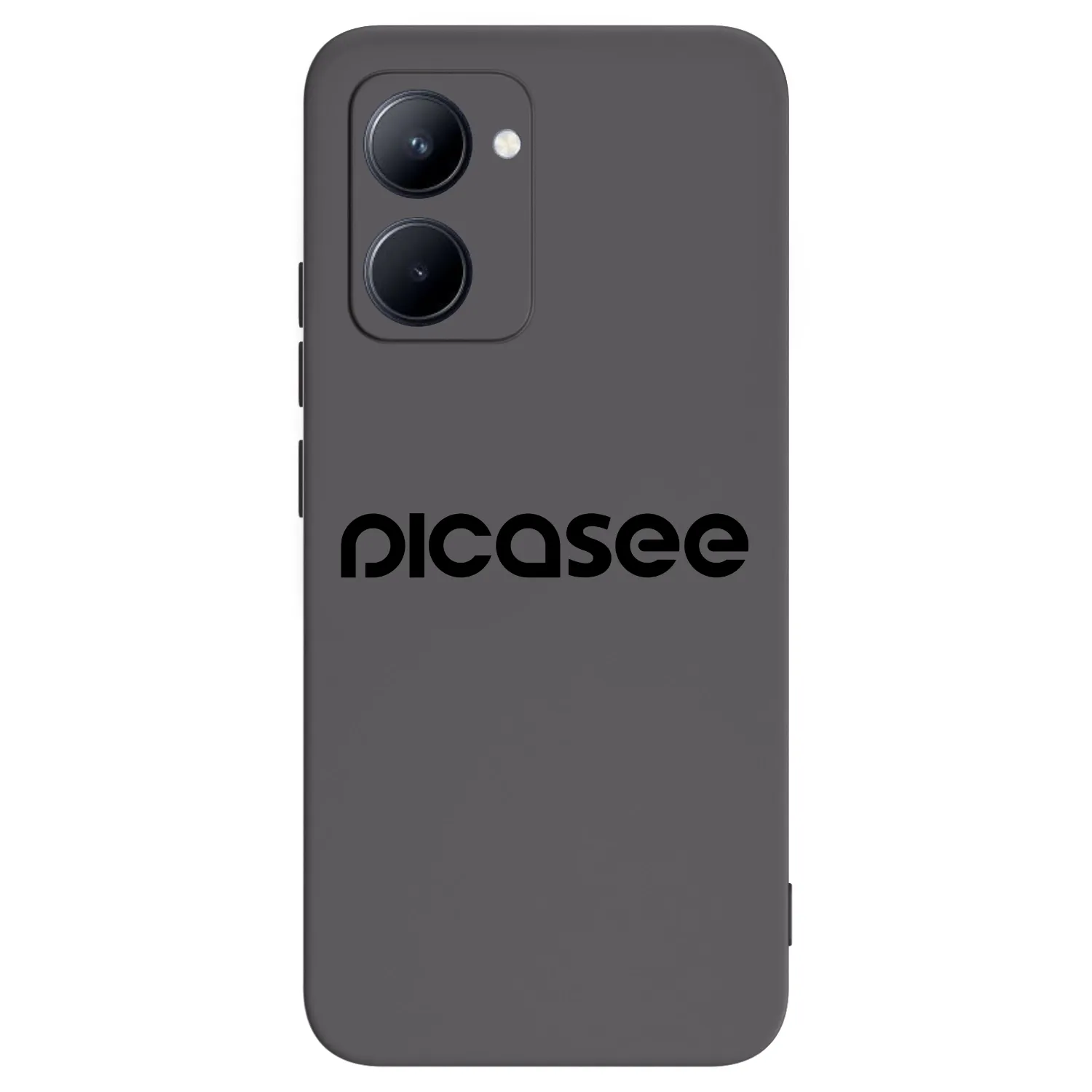 Picasee crna silikonska maskica za Realme C33 (2023) - Picasee - new logo - black