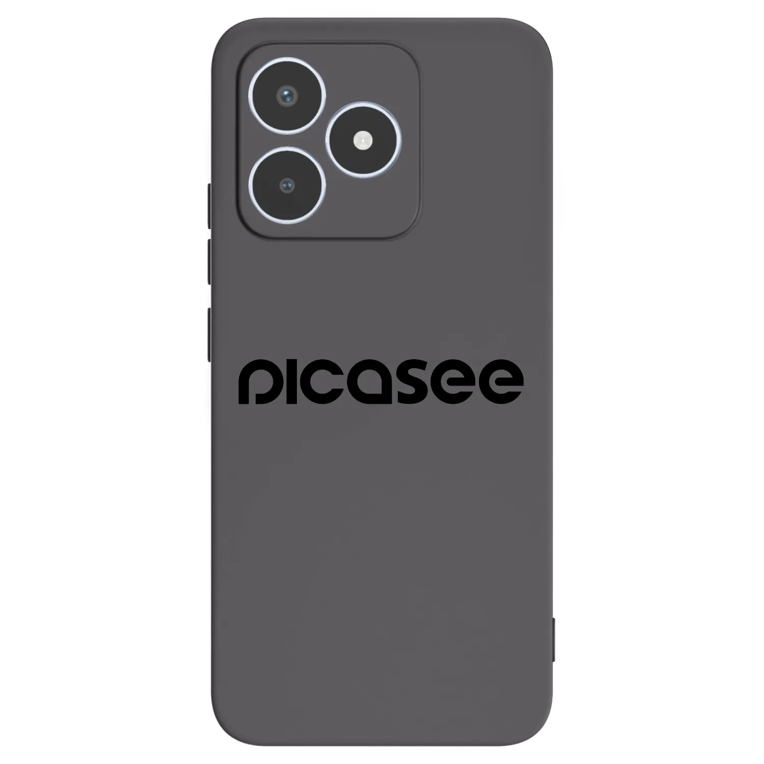 Picasee crna silikonska maskica za Realme C53 - Picasee - new logo - black