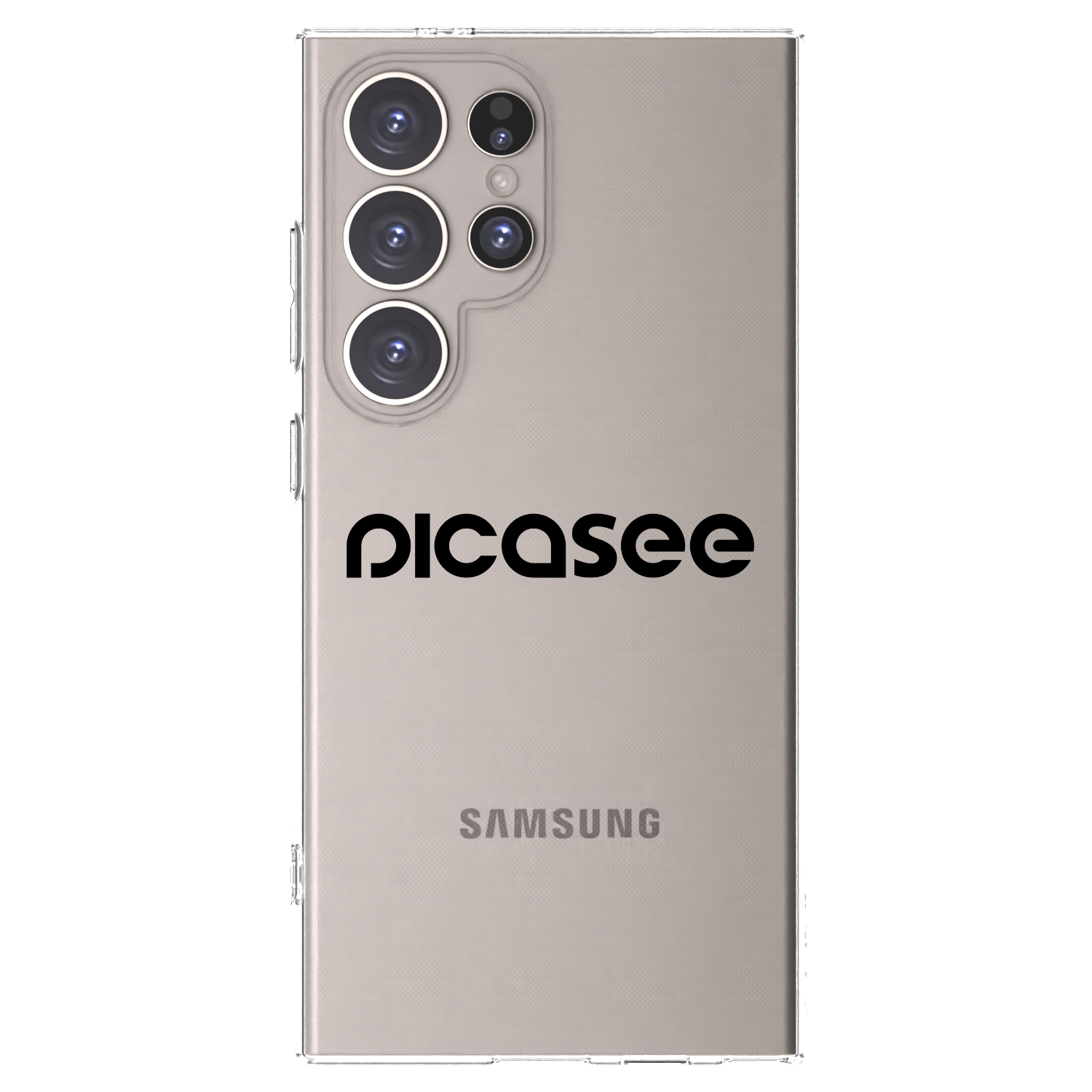 Picasee silikonska prozirna maskica za Samsung Galaxy S24 Ultra S928B 5G - Picasee - new logo - black