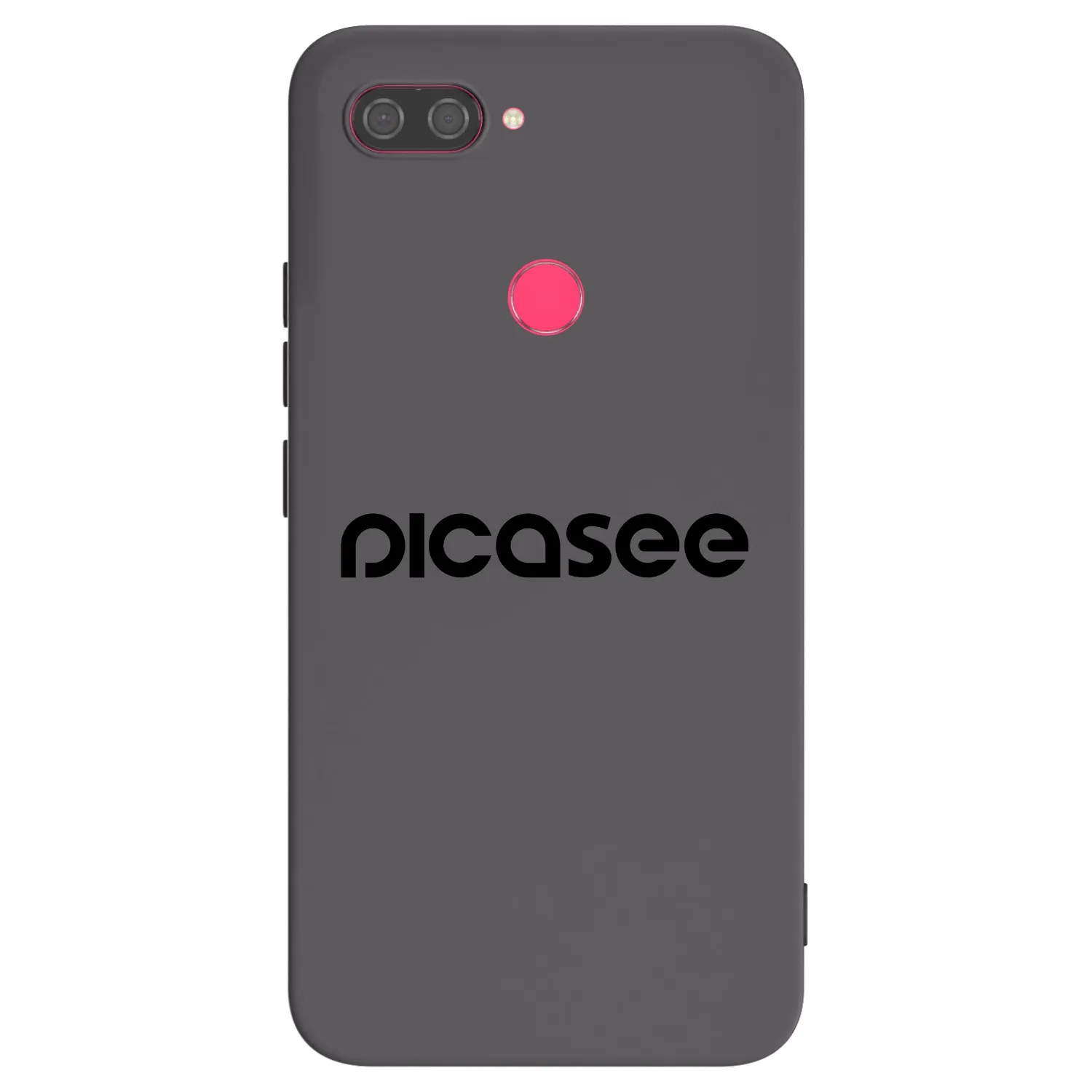 Picasee crna silikonska maskica za Xiaomi Mi 8 Lite - Picasee - new logo - black
