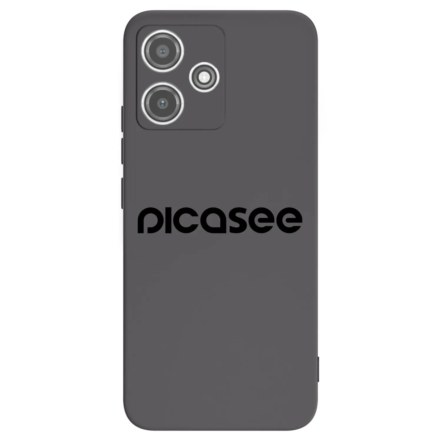 Picasee crna silikonska maskica za Xiaomi Redmi 12 5G - Picasee - new logo - black