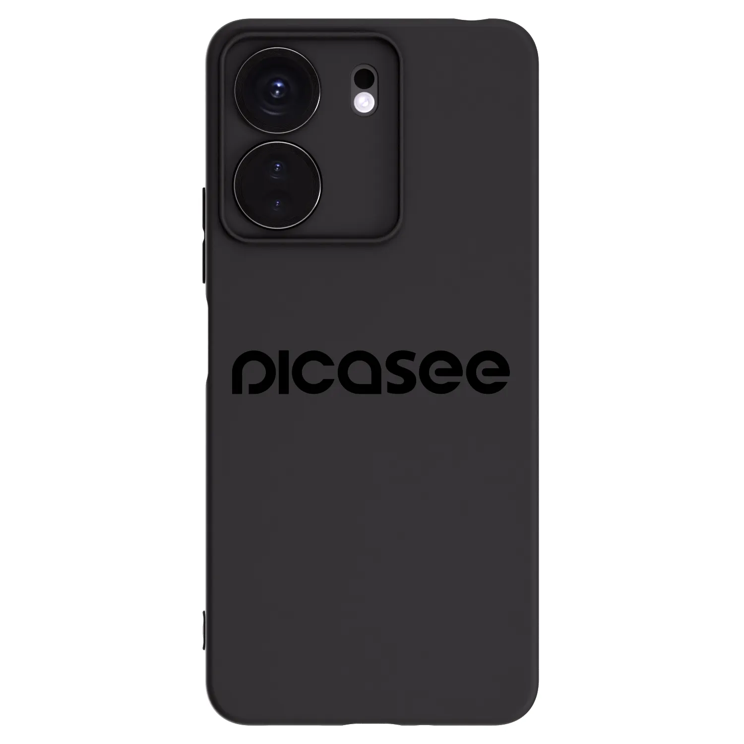 Picasee crna silikonska maskica za Xiaomi Redmi 13C 4G - Picasee - new logo - black