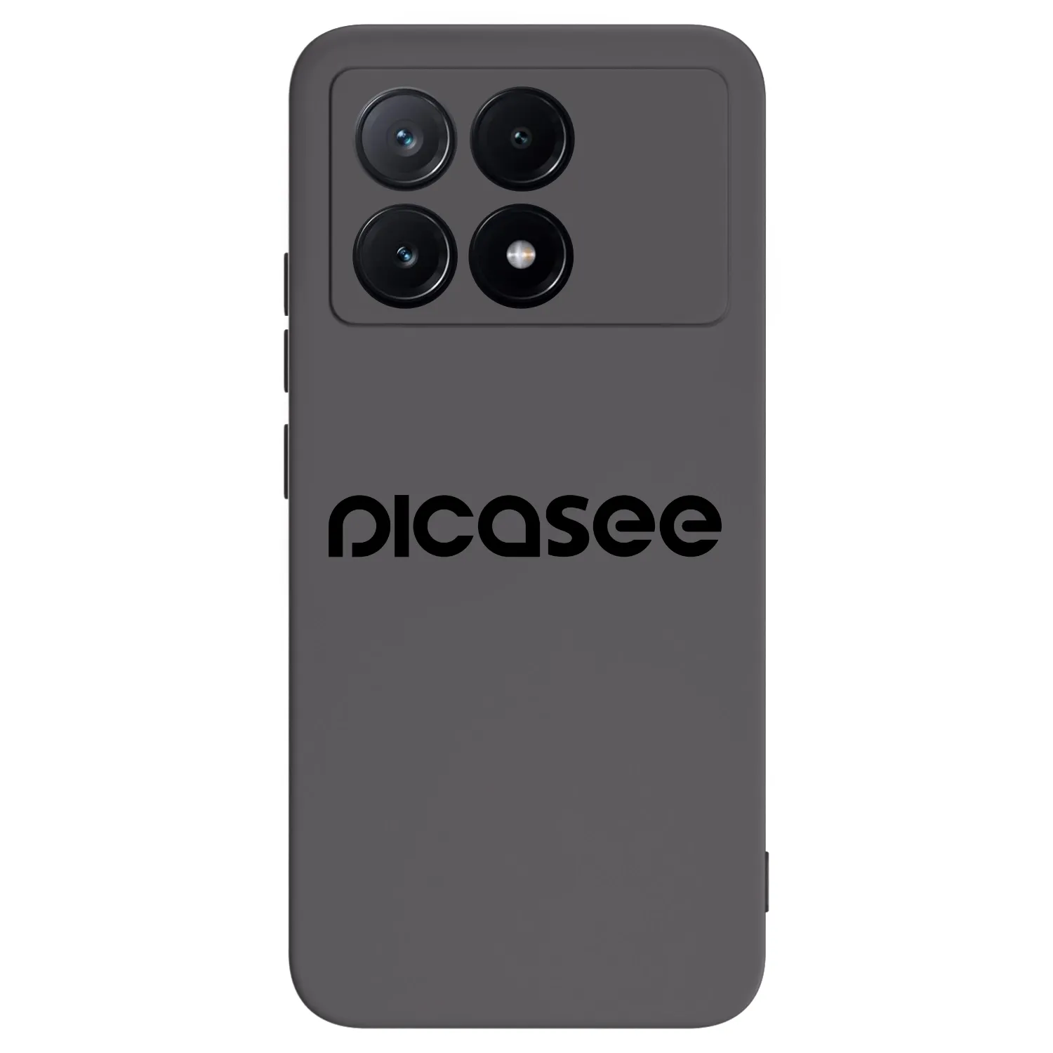 Picasee crna silikonska maskica za Xiaomi Poco X6 Pro - Picasee - new logo - black