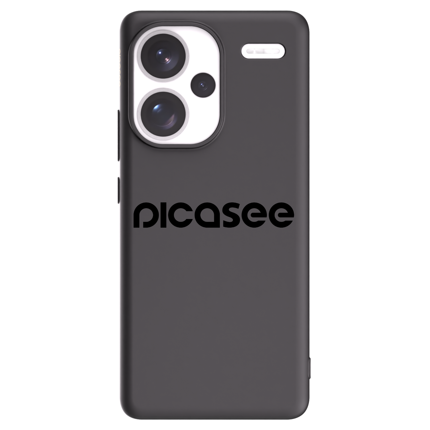 Picasee crna silikonska maskica za Xiaomi Redmi Note 13 Pro+ 5G - Picasee - new logo - black