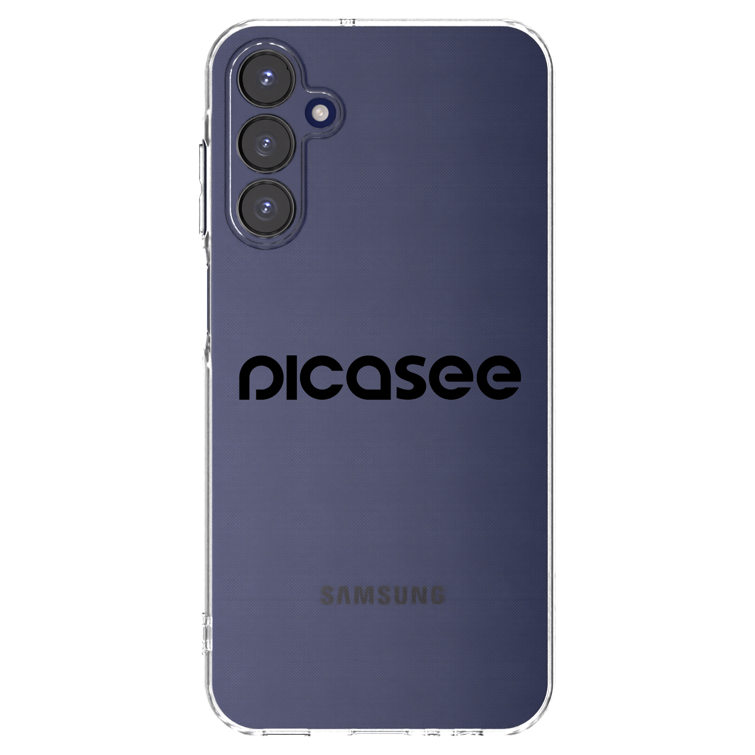 Picasee silikonska prozirna maskica za Samsung Galaxy A15 A155F 4G - Picasee - new logo - black