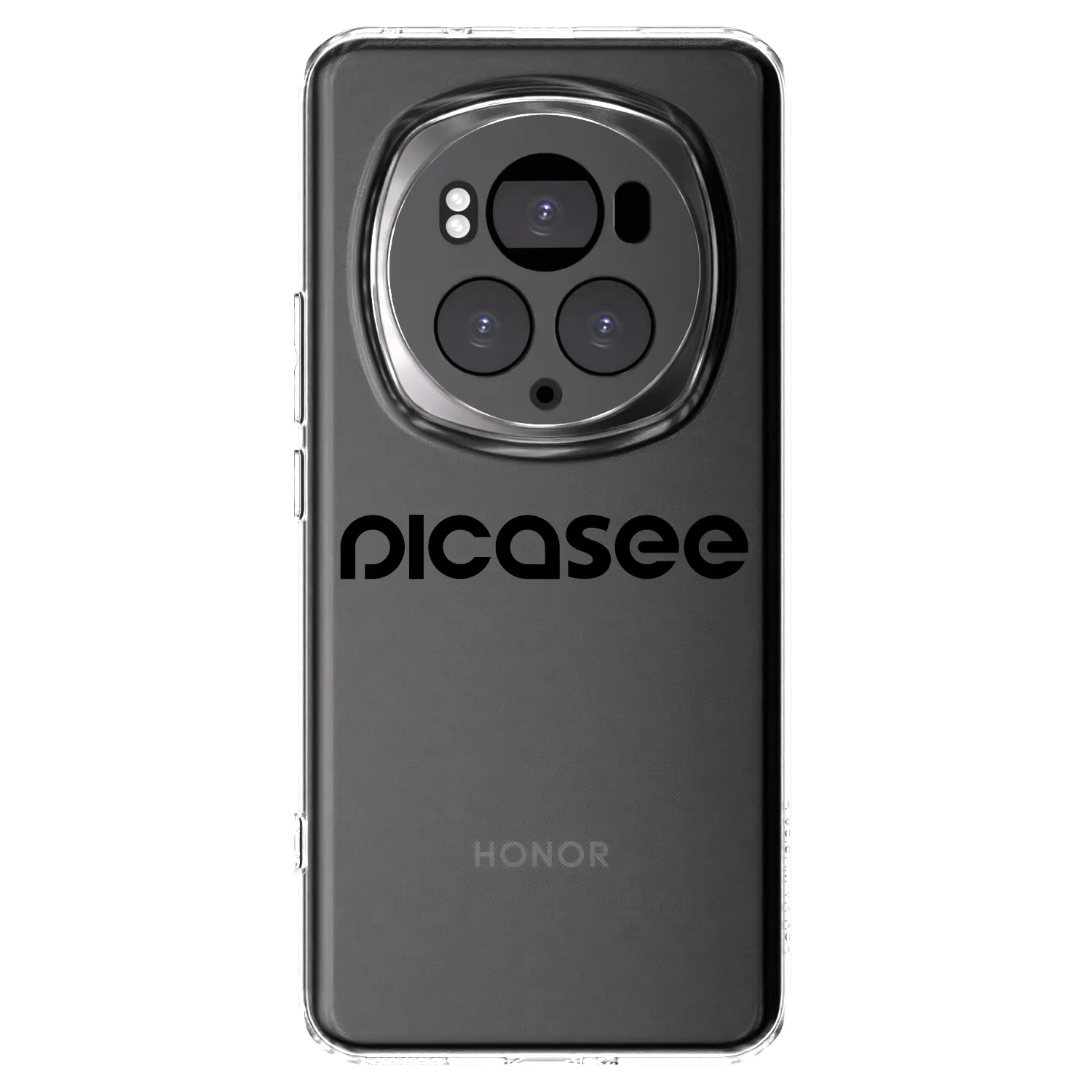 Picasee silikonska prozirna maskica za Honor Magic6 Pro - Picasee - new logo - black