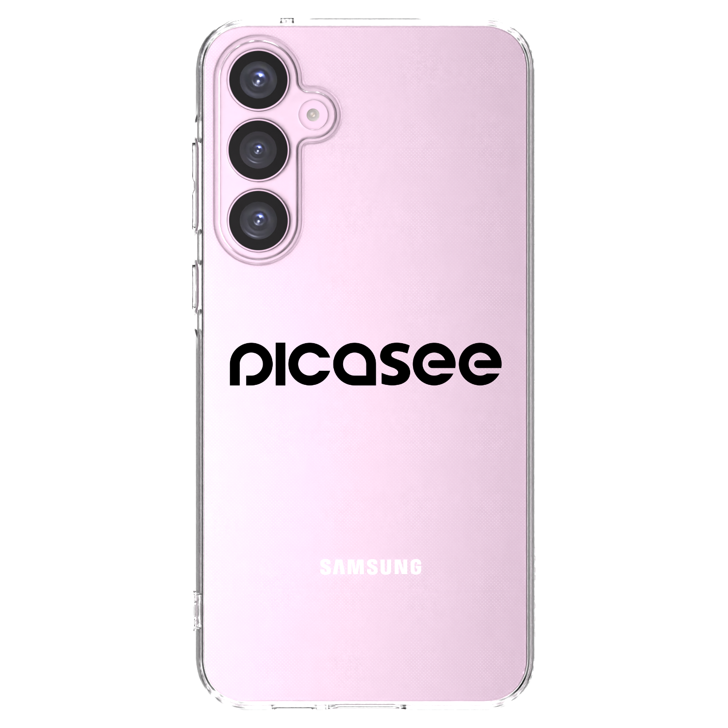 Picasee silikonska prozirna maskica za Samsung Galaxy A55 5G A556B - Picasee - new logo - black
