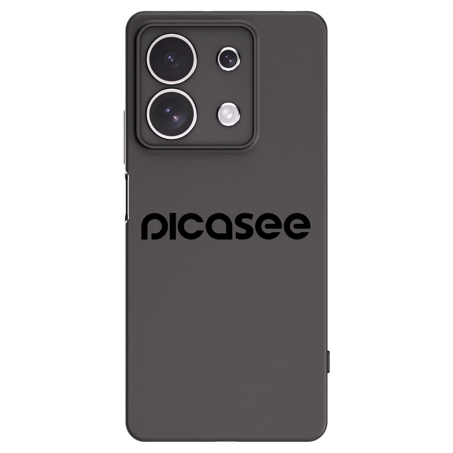 Picasee crna silikonska maskica za Xiaomi Redmi Note 13 4G - Picasee - new logo - black