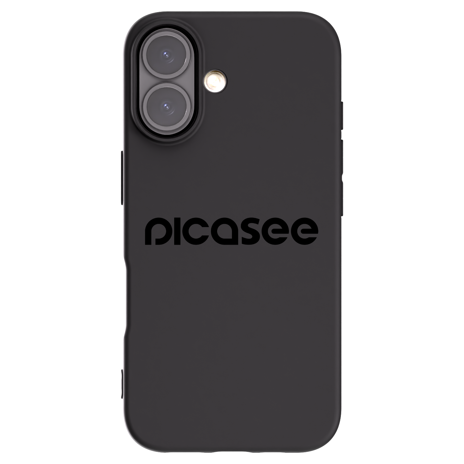 Picasee crna silikonska maskica za Apple iPhone 16 - Picasee - new logo - black