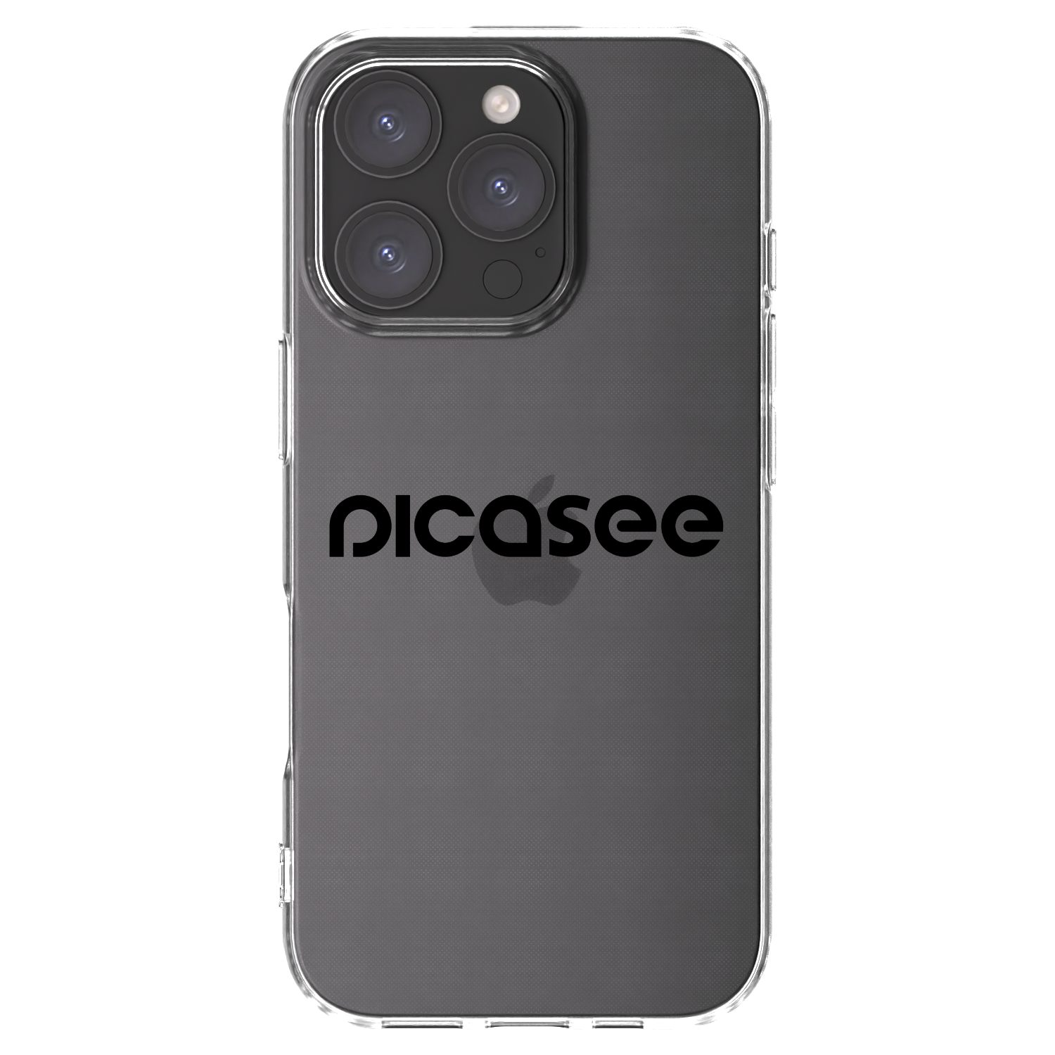 Picasee silikonska prozirna maskica za Apple iPhone 16 Pro - Picasee - new logo - black