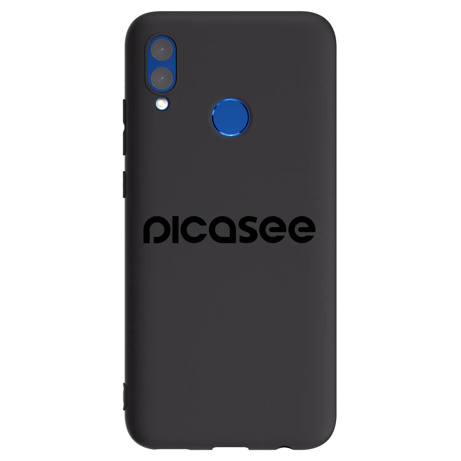 Picasee crna silikonska maskica za Honor 10 Lite - Picasee - new logo - black