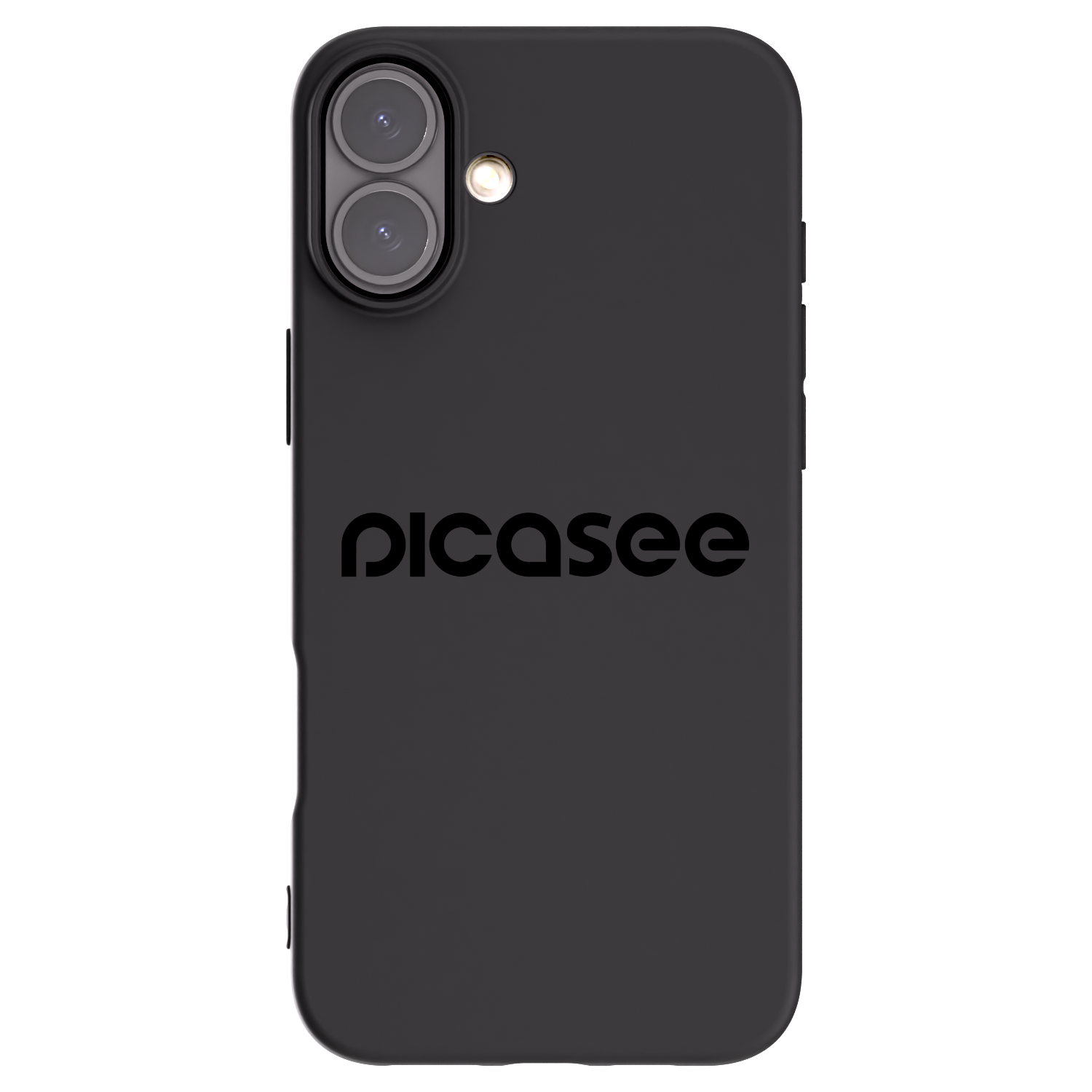 Picasee crna silikonska maskica za Apple iPhone 16 Plus - Picasee - new logo - black
