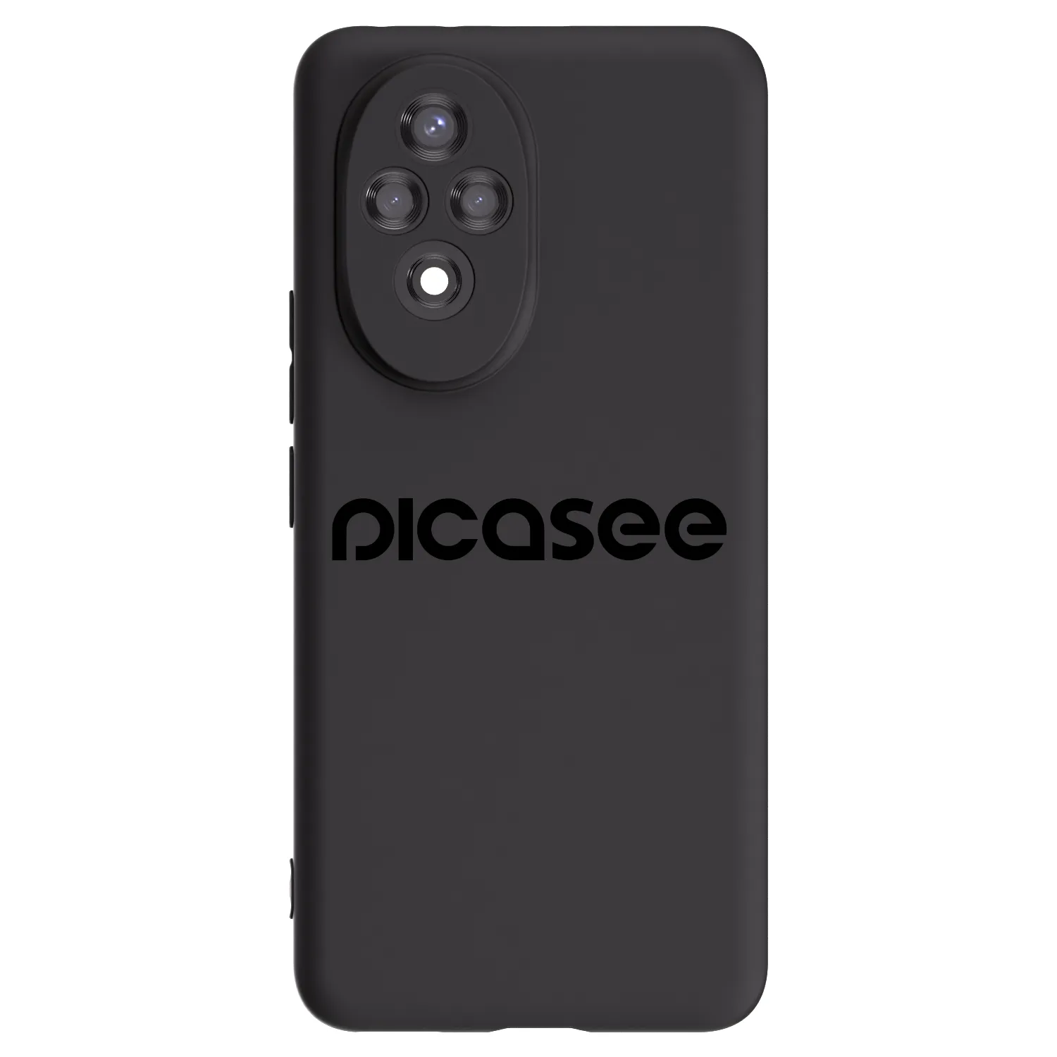 Picasee crna silikonska maskica za Honor 200 Pro 5G - Picasee - new logo - black