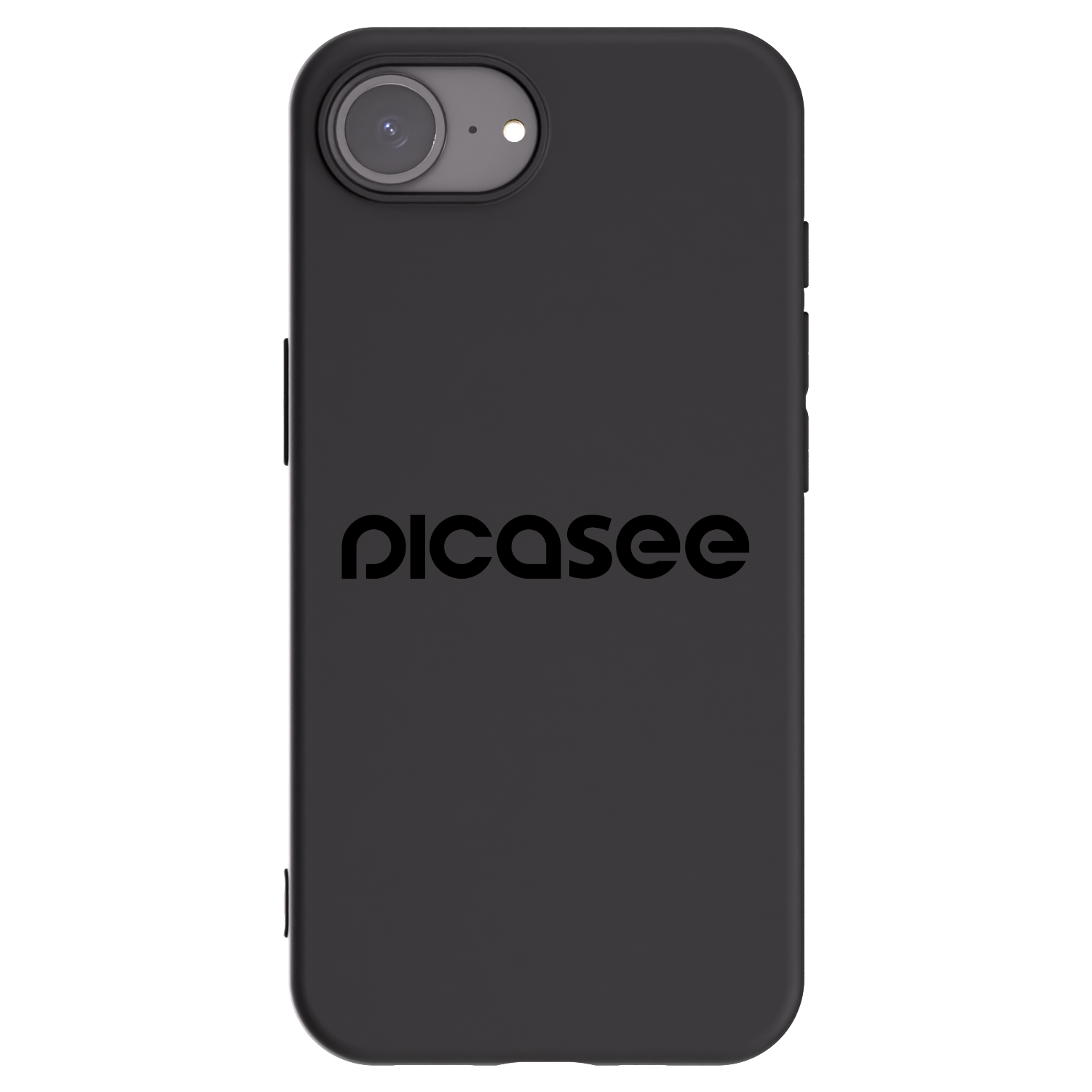 Picasee crna silikonska maskica za Apple iPhone 16e - Picasee - new logo - black