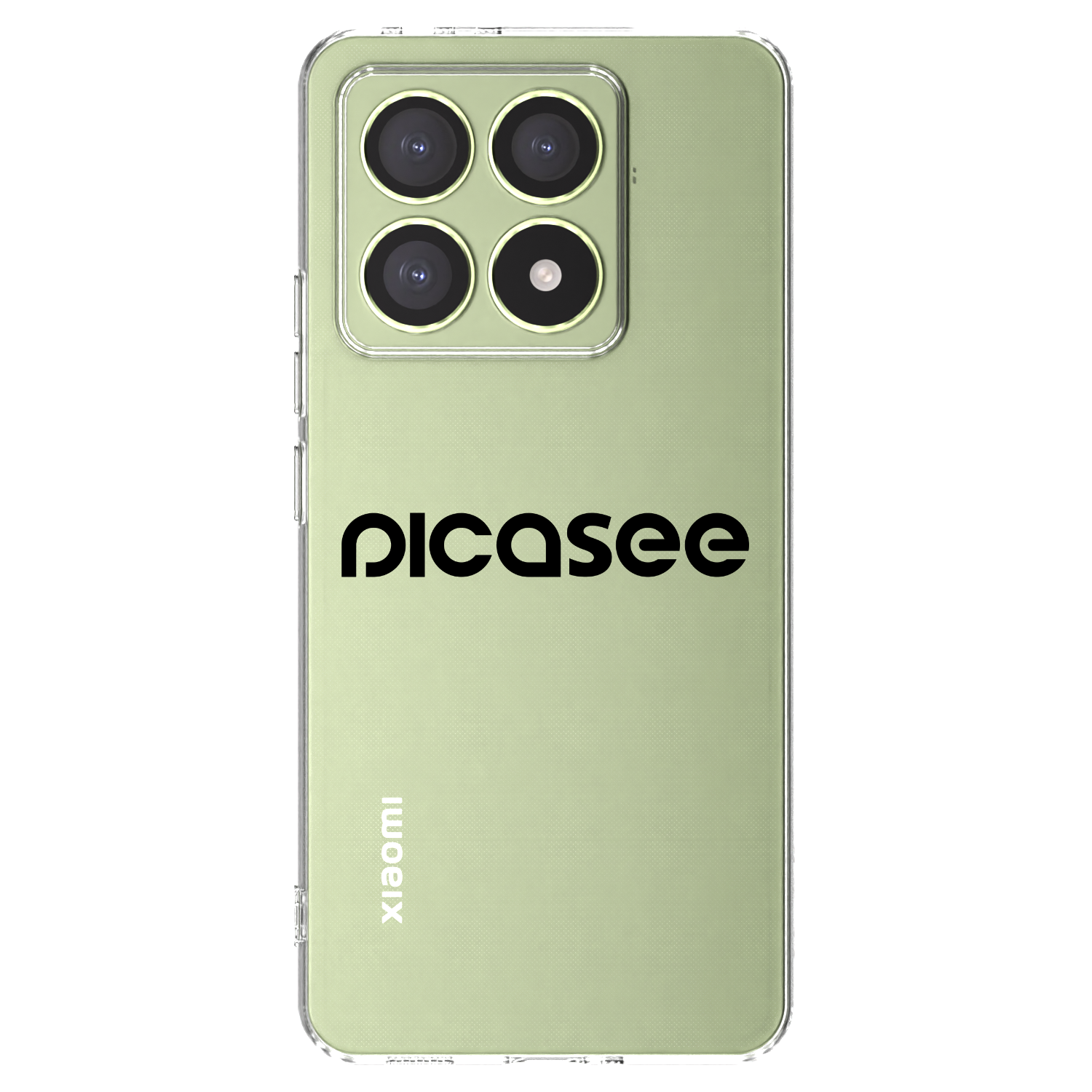 Picasee silikonska prozirna maskica za Xiaomi 14T - Picasee - new logo - black