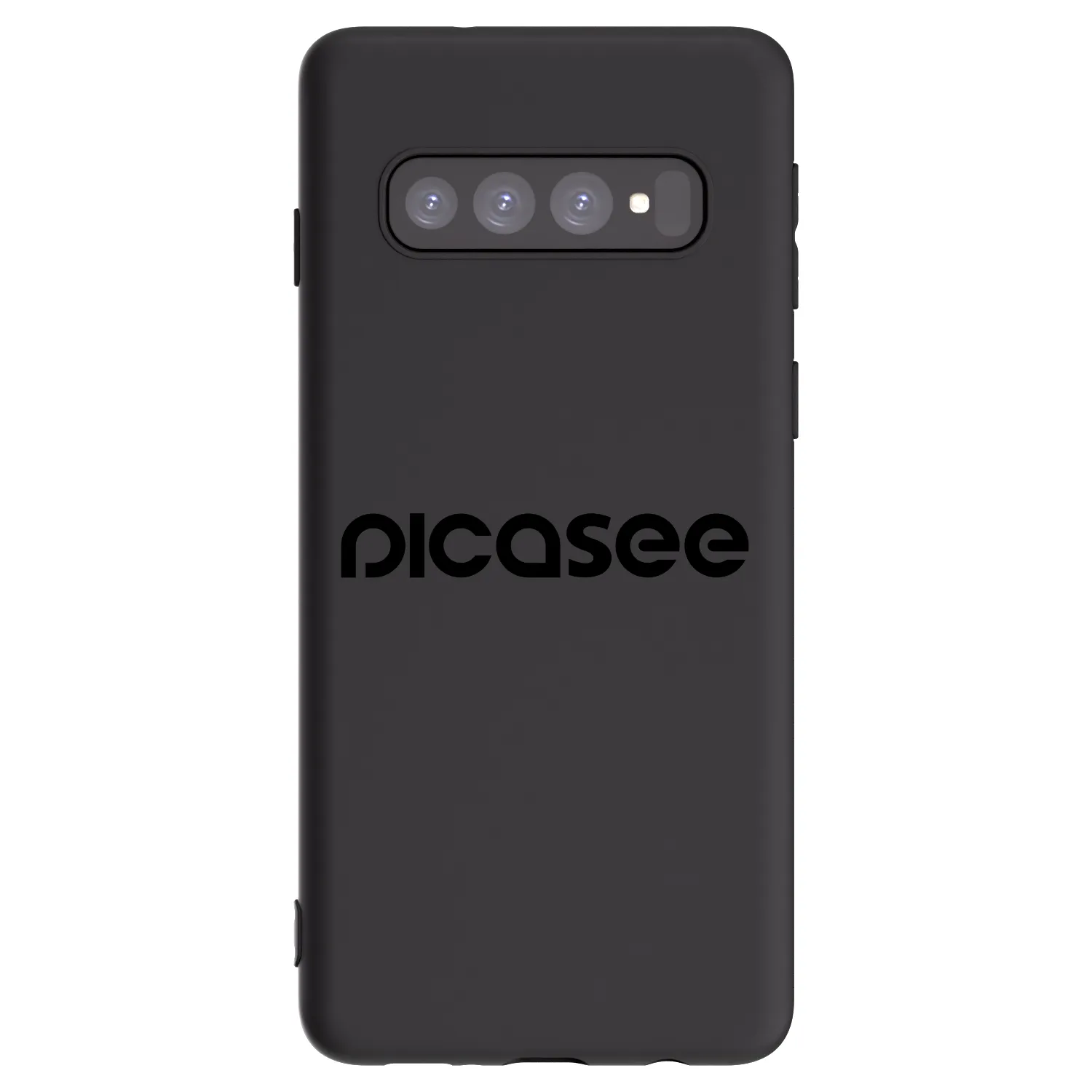 Picasee crna silikonska maskica za Samsung Galaxy S10 G973 - Picasee - new logo - black