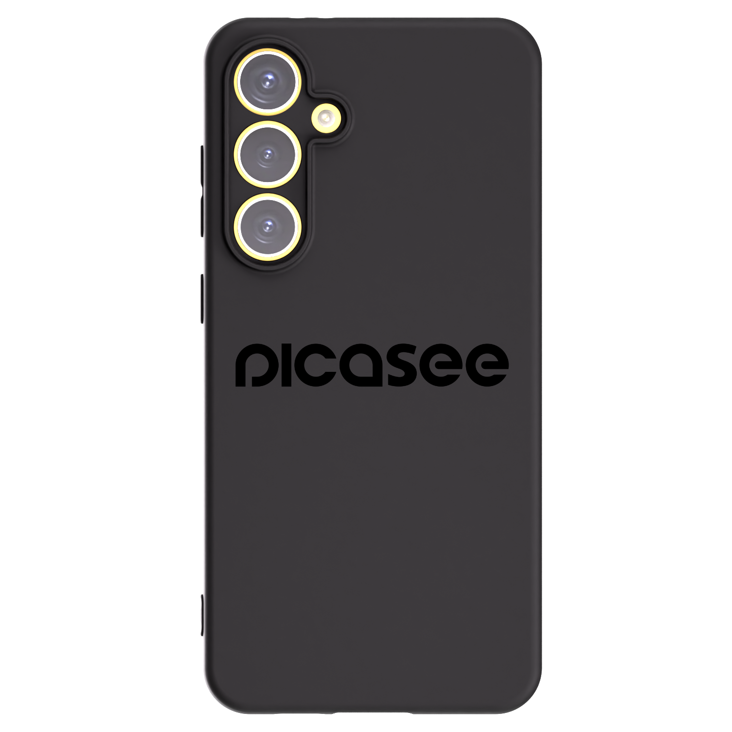 Picasee crna silikonska maskica za Samsung Galaxy S24 FE S721B - Picasee - new logo - black