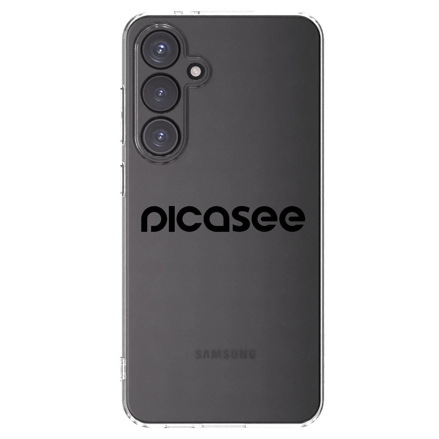 Picasee silikonska prozirna maskica za Samsung Galaxy S24 FE S721B - Picasee - new logo - black