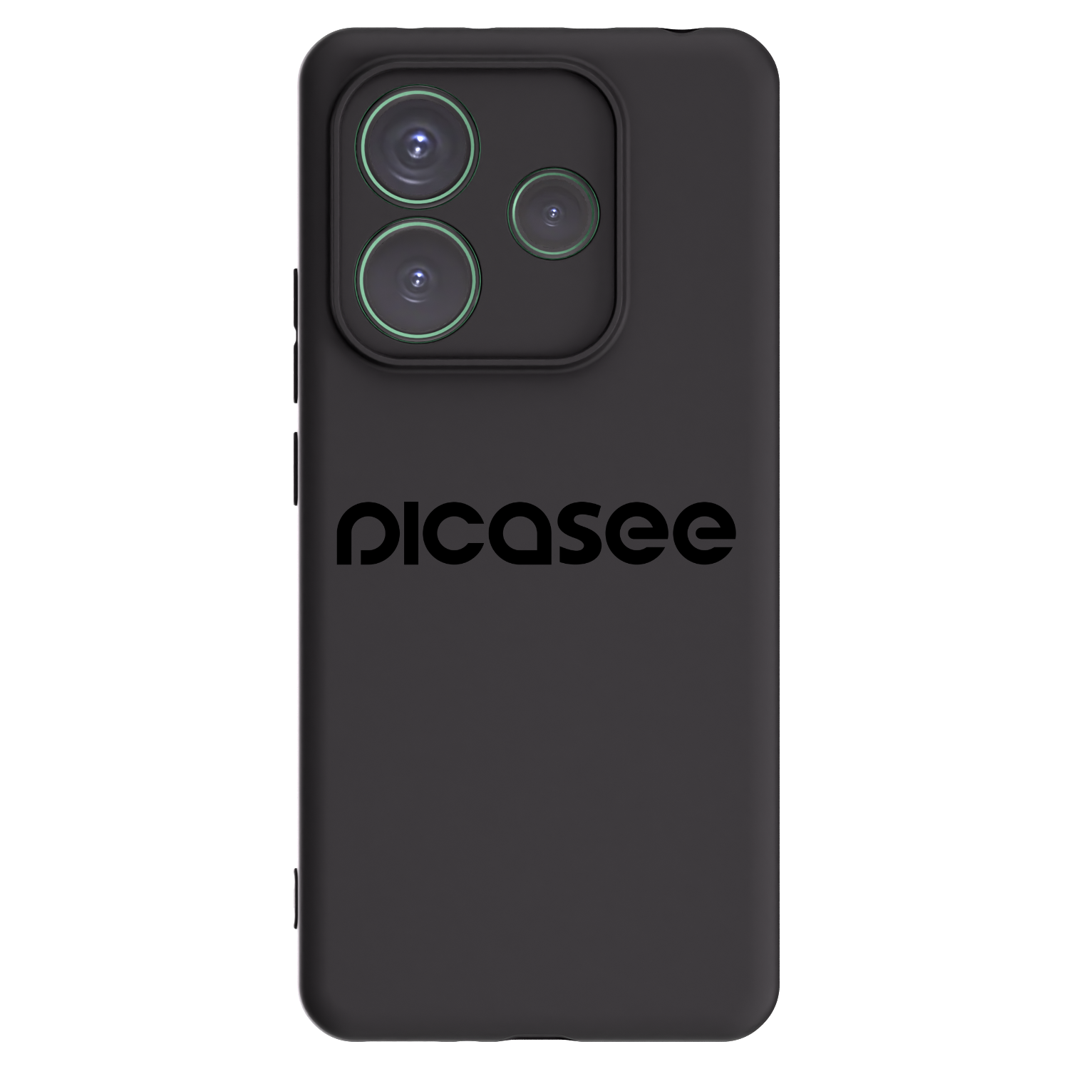 Picasee crna silikonska maskica za Xiaomi Redmi Note 14 5G - Picasee - new logo - black