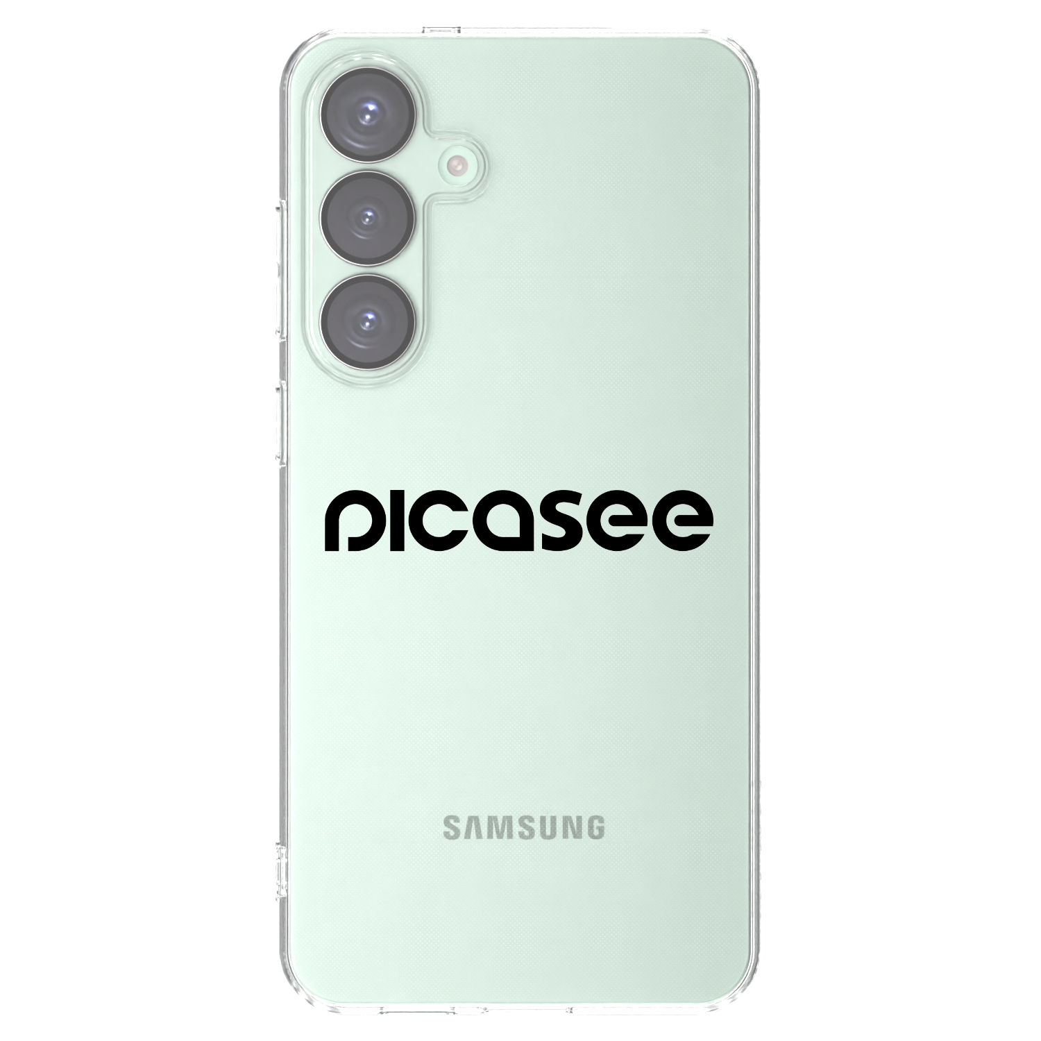 Picasee silikonska prozirna maskica za Samsung Galaxy S25+ 5G - Picasee - new logo - black