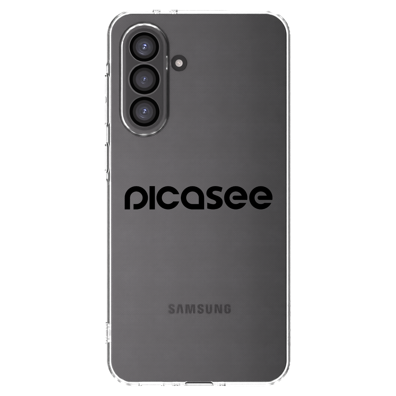 Picasee silikonska prozirna maskica za Samsung Galaxy A36 5G - Picasee - new logo - black