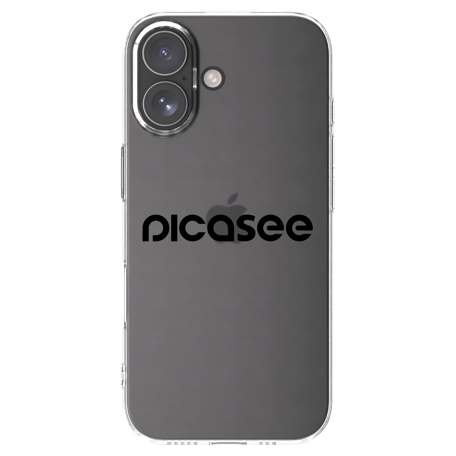 Picasee silikonska prozirna maskica za Apple iPhone 17 - Picasee - new logo - black