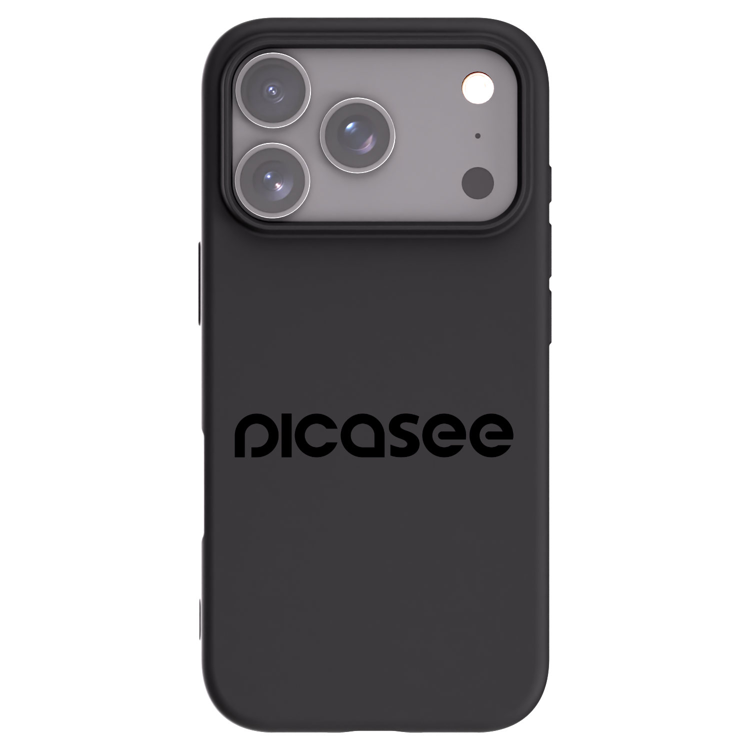 Picasee crna silikonska maskica za Apple iPhone 17 Pro - Picasee - new logo - black