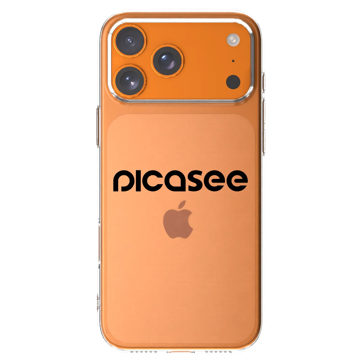 Picasee silikonska prozirna maskica za Apple iPhone 17 Pro Max - Picasee - new logo - black