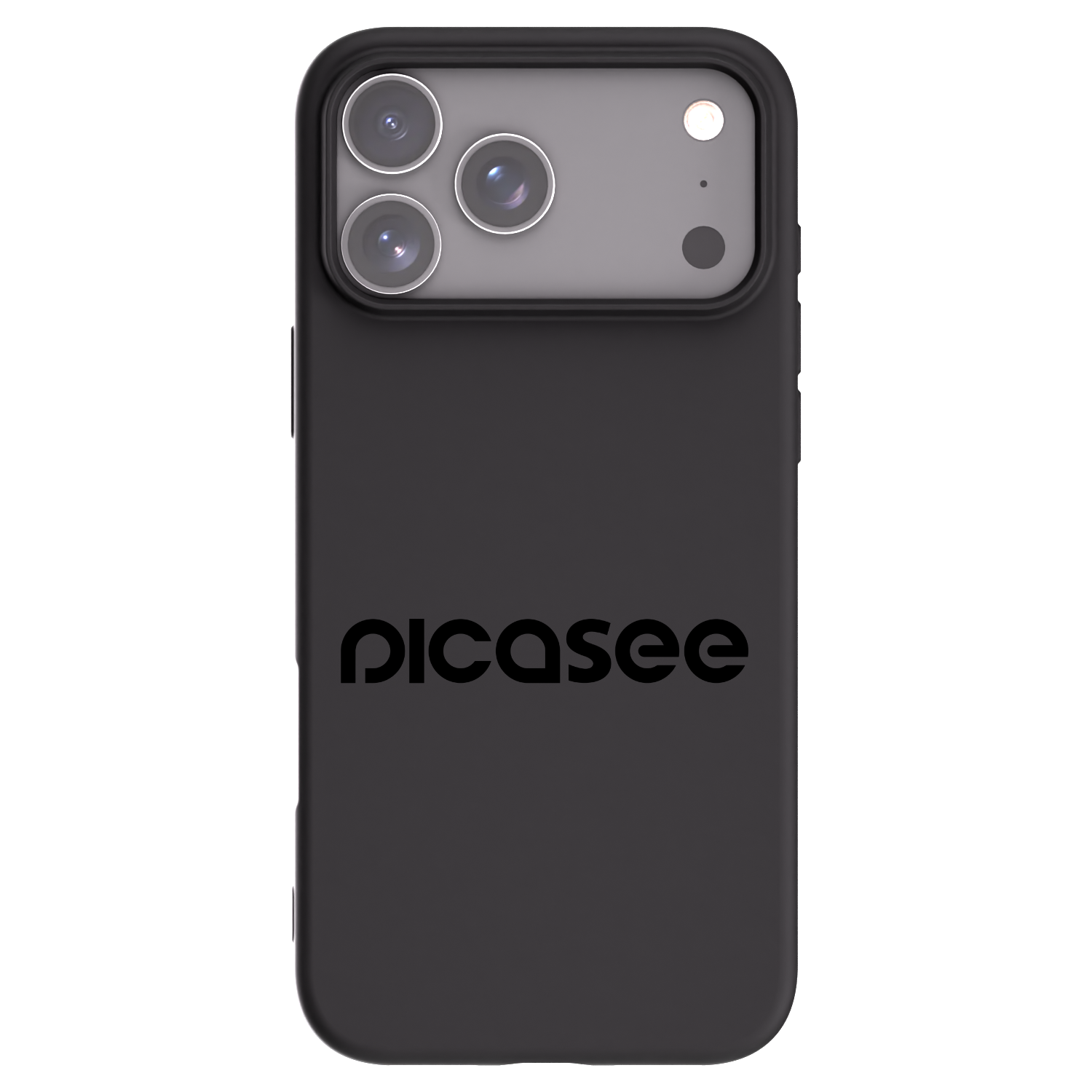 Picasee crna silikonska maskica za Apple iPhone 17 Pro Max - Picasee - new logo - black