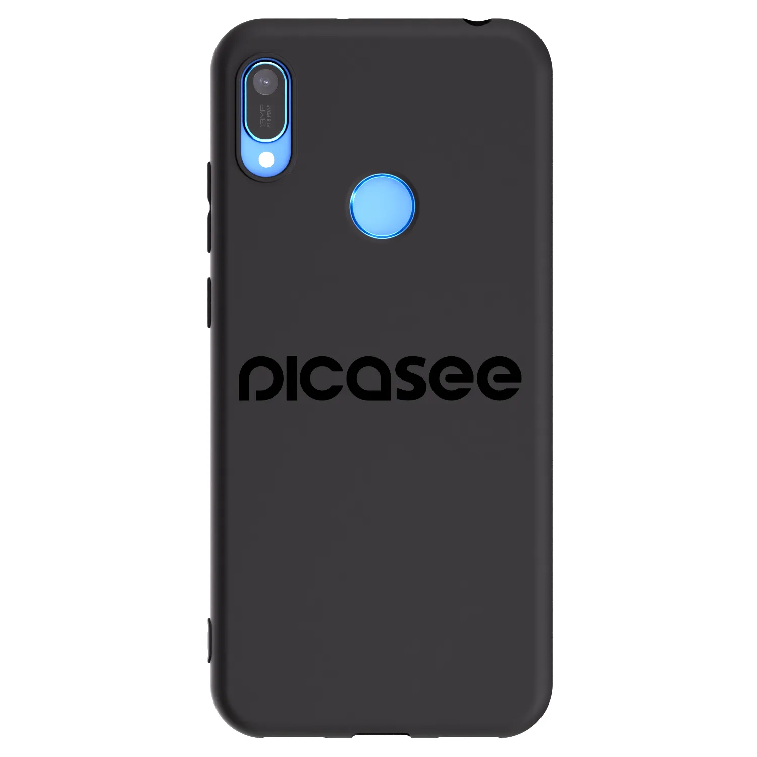 Picasee crna silikonska maskica za Huawei Y6 2019 - Picasee - new logo - black