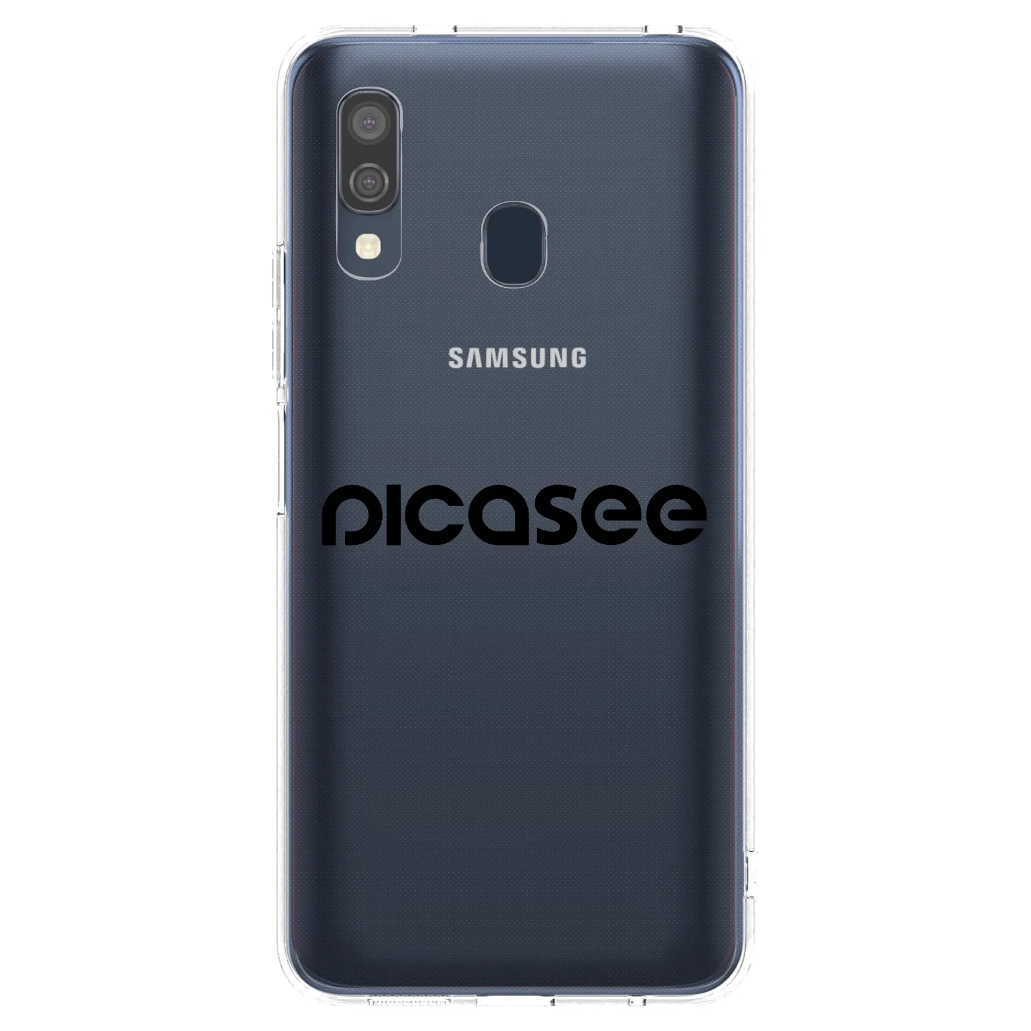 Picasee silikonska prozirna maskica za Samsung Galaxy A40 A405F - Picasee - new logo - black