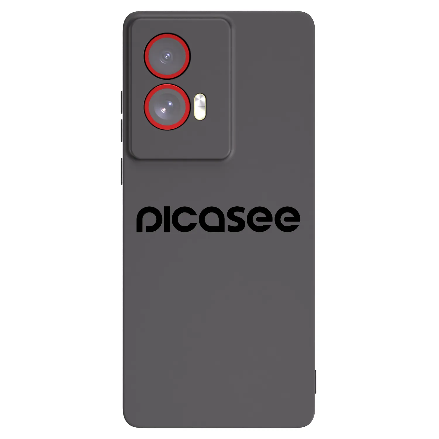 Picasee crna silikonska maskica za Motorola Edge 50 Fusion - Picasee - new logo - black