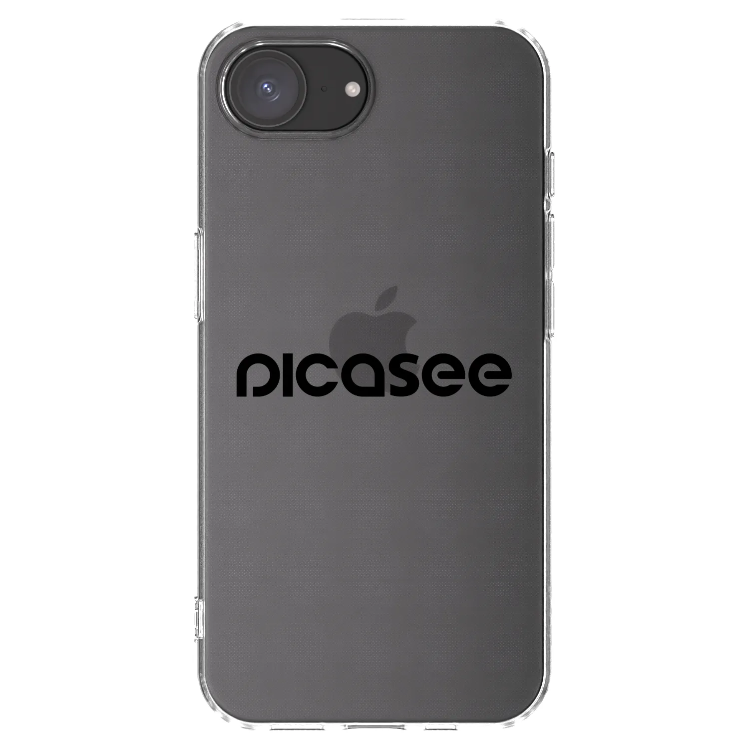 Picasee silikonska prozirna maskica za Apple iPhone 17e - Picasee - new logo - black