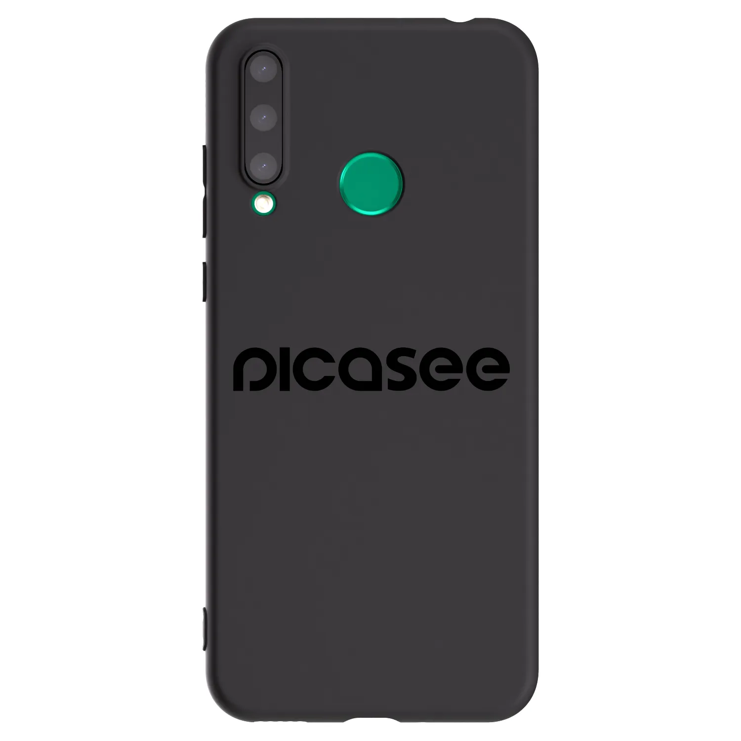 Picasee crna silikonska maskica za Honor 20 Lite - Picasee - new logo - black